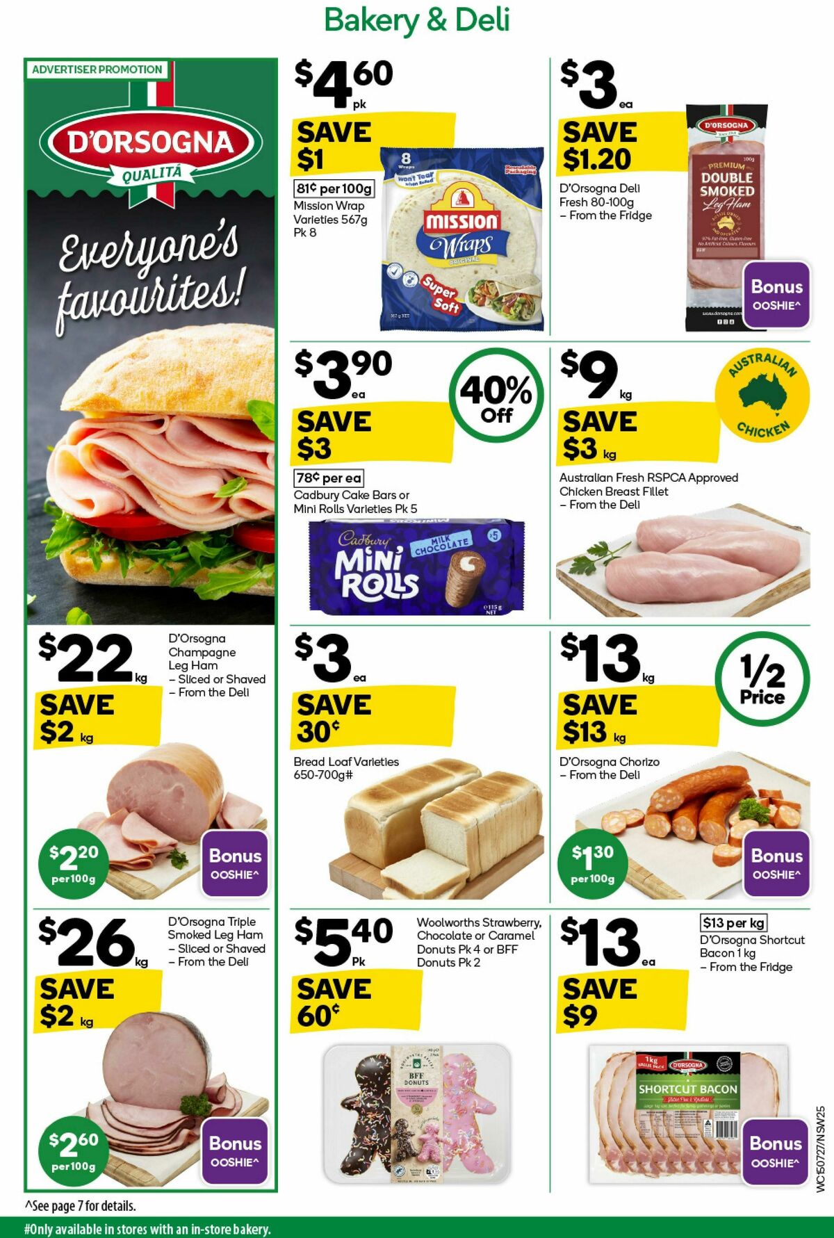 Woolworths Catalogues from 15 July