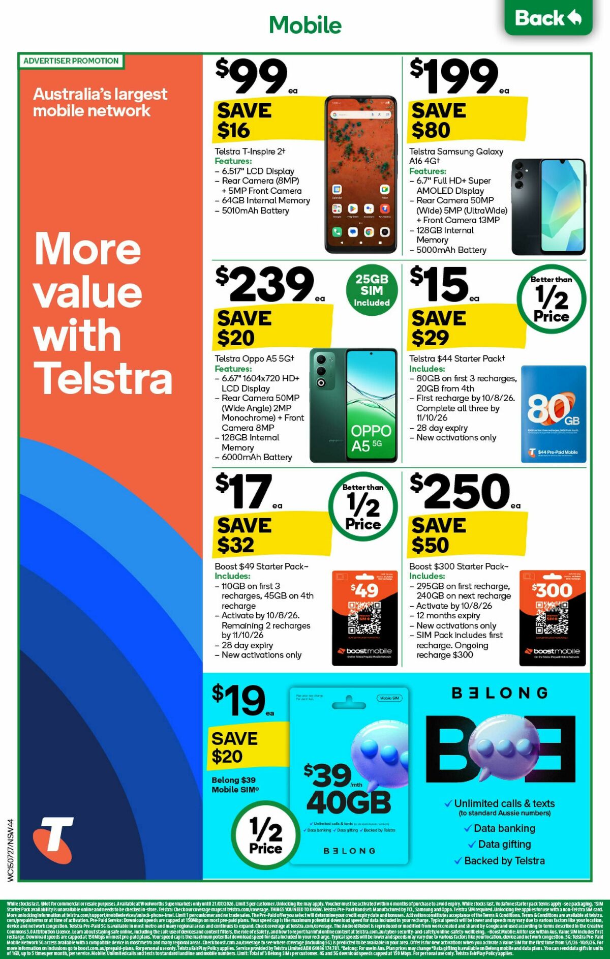 Woolworths Catalogues from 15 July