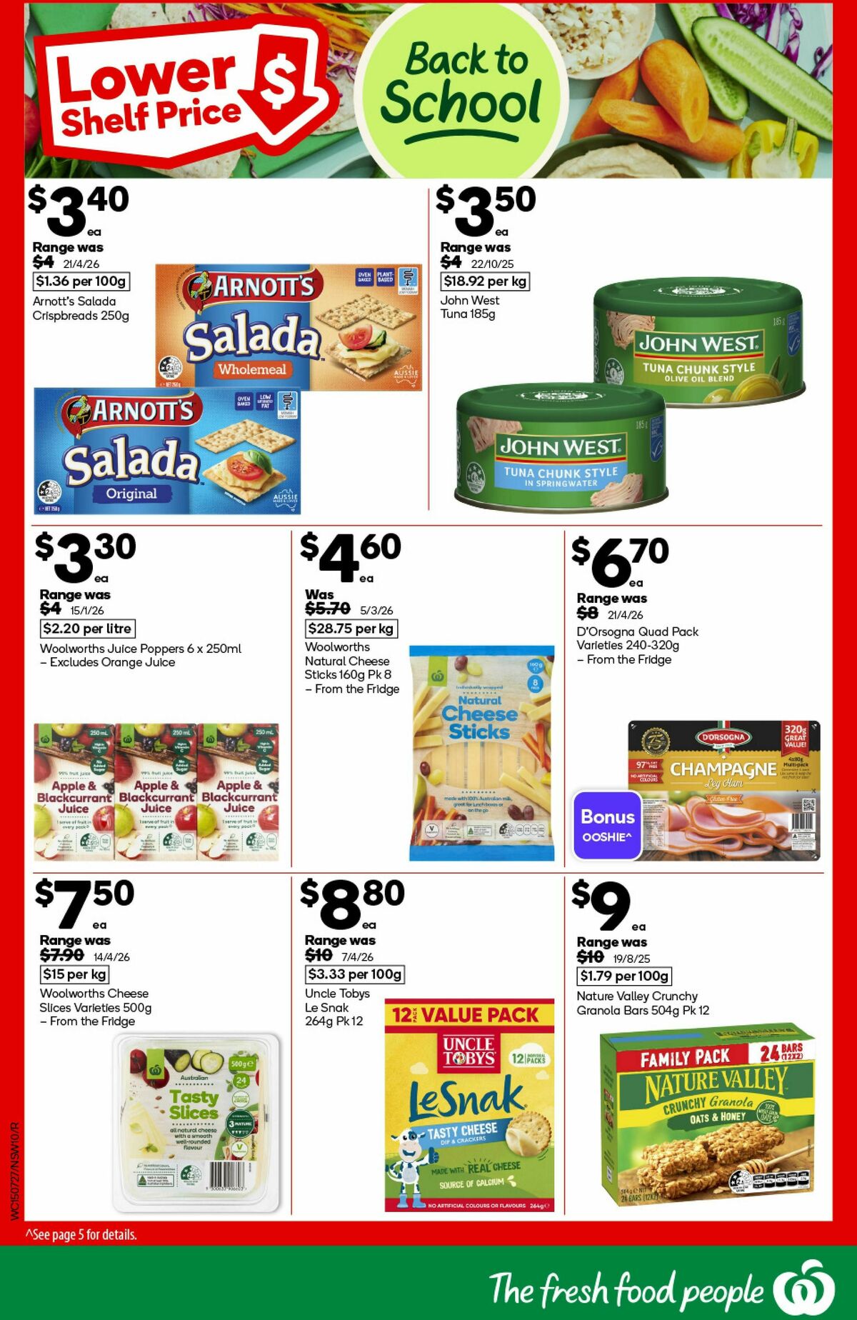 Woolworths Catalogues from 22 July