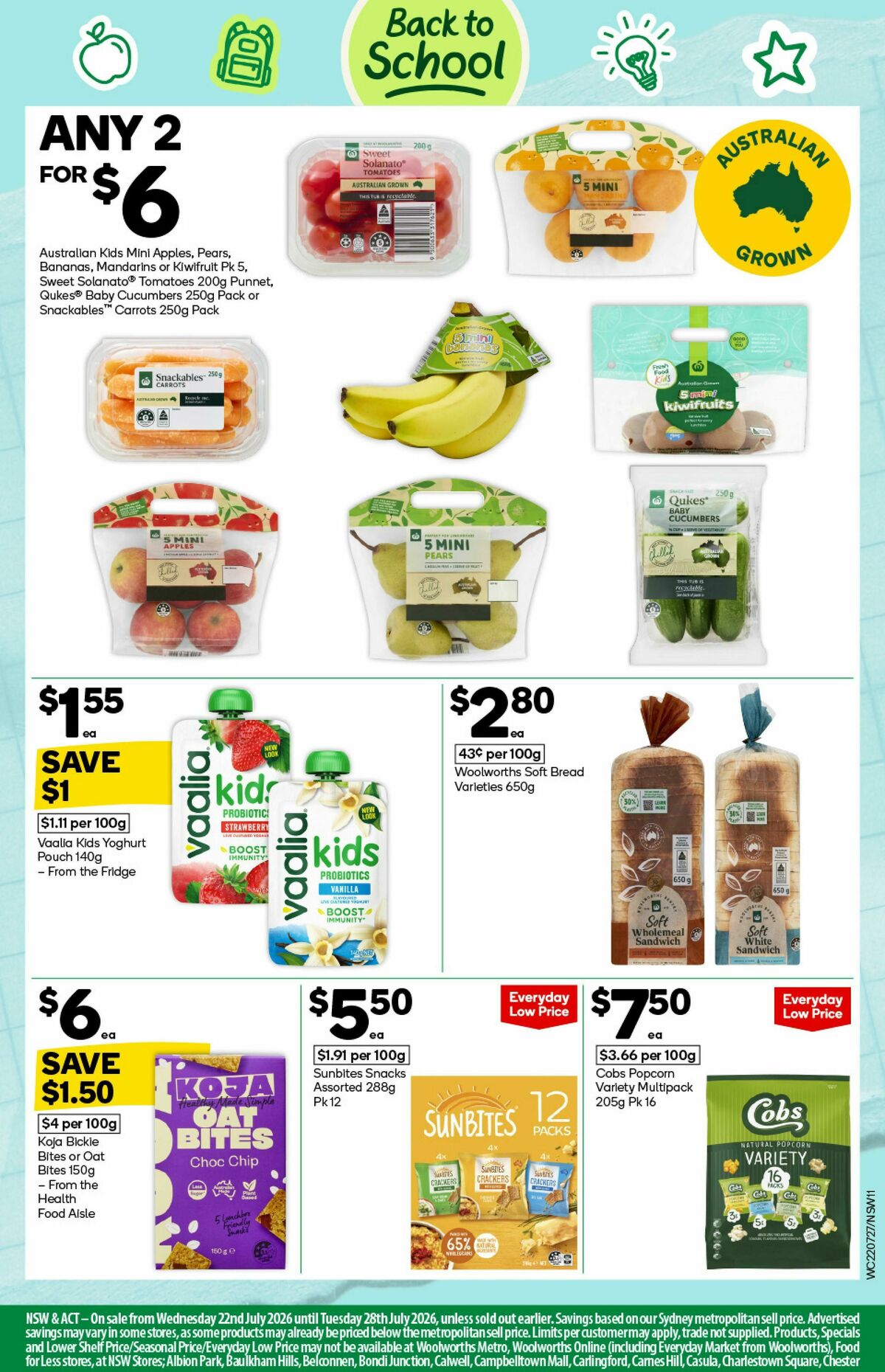 Woolworths Catalogues from 22 July