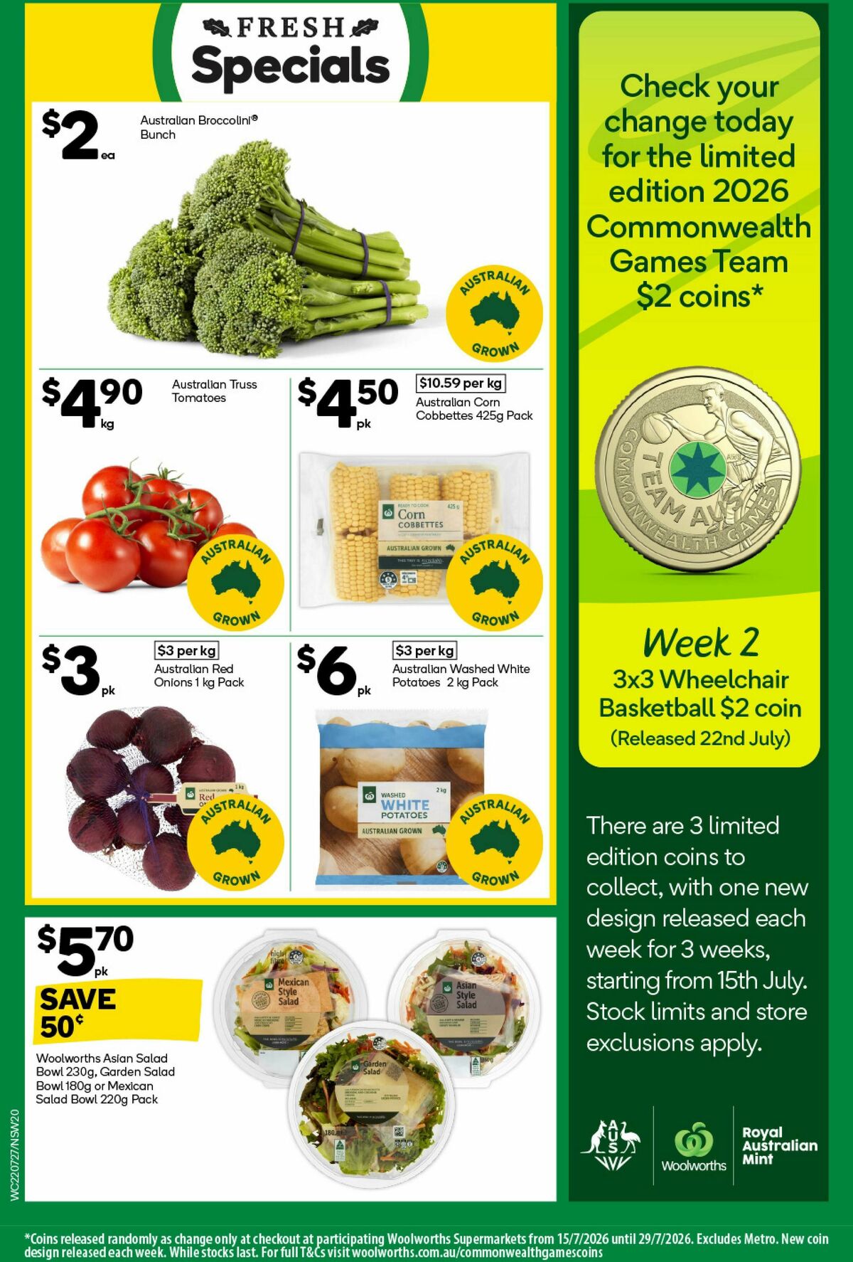 Woolworths Catalogues from 22 July