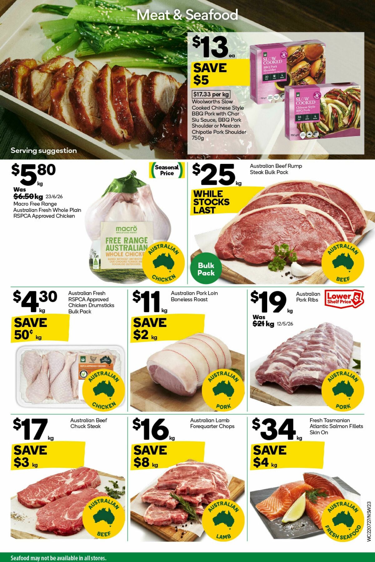 Woolworths Catalogues from 22 July