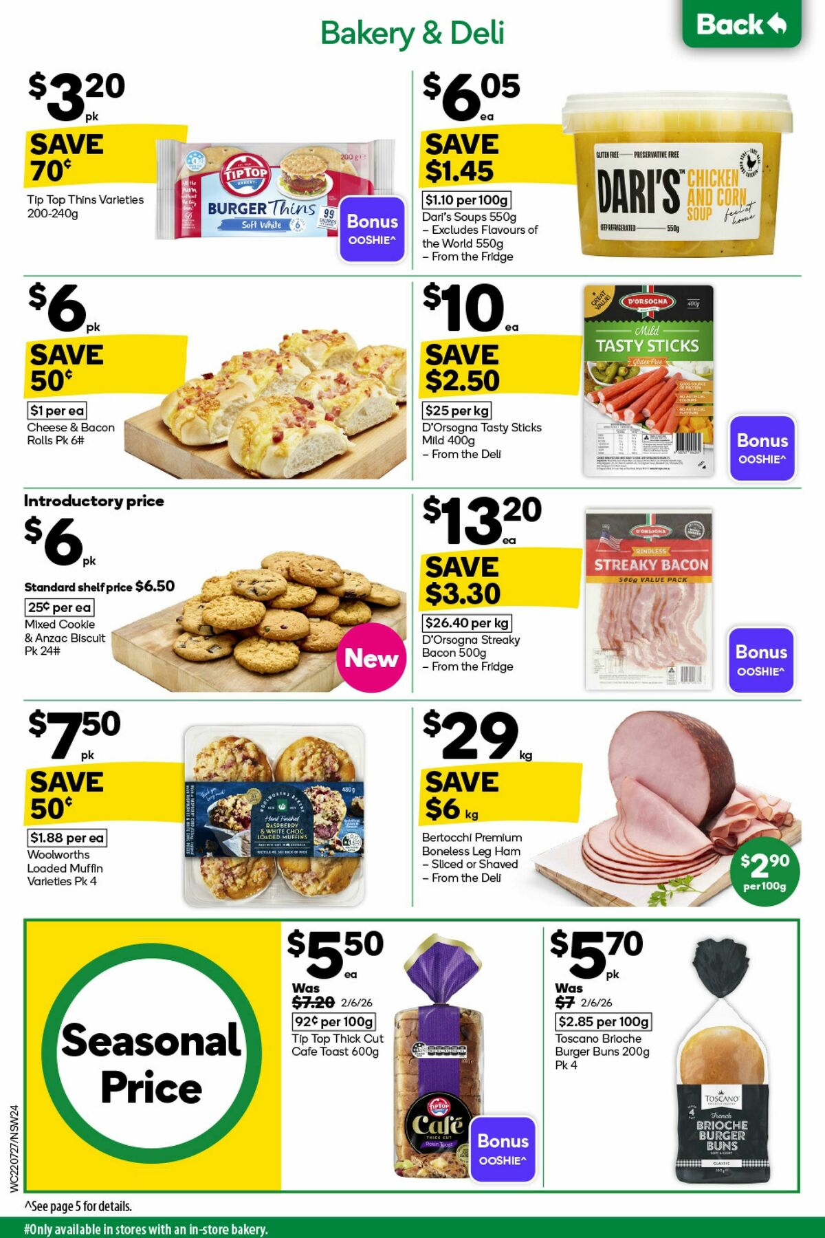 Woolworths Catalogues from 22 July