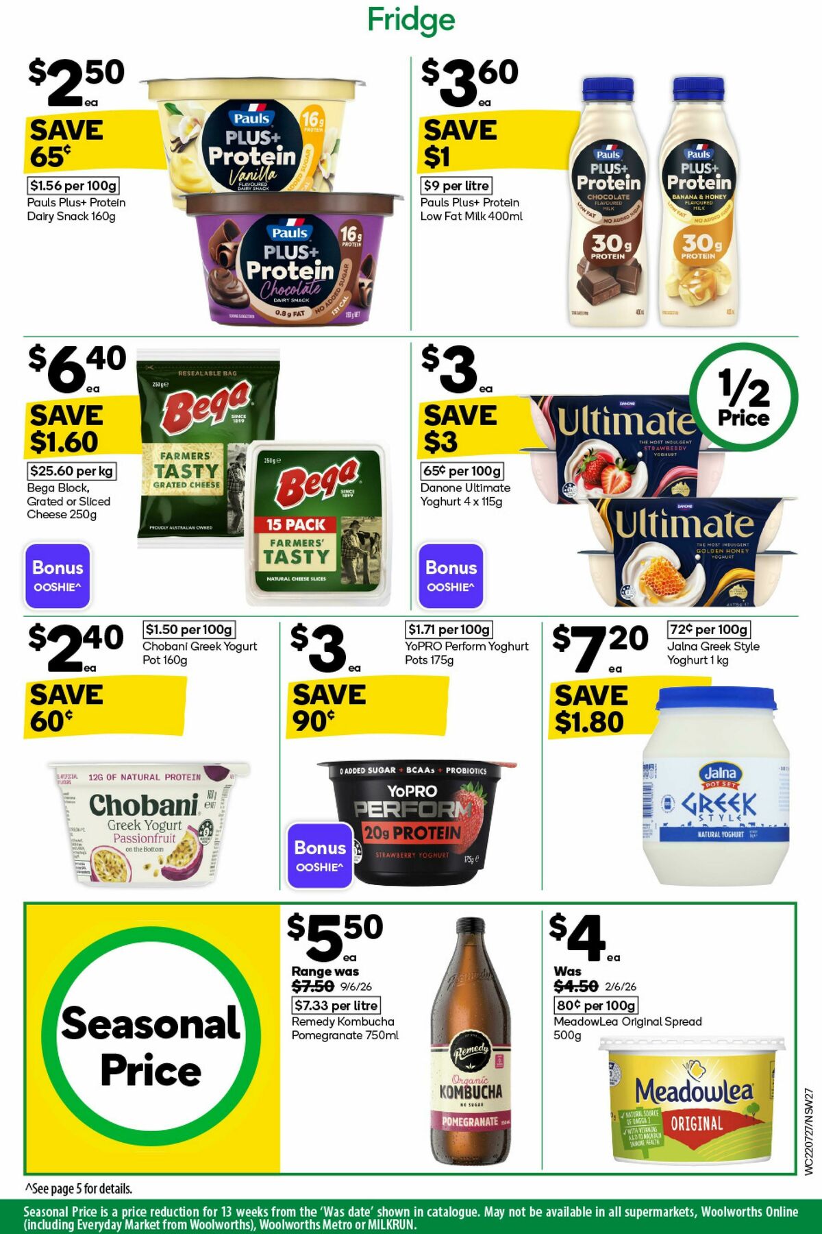 Woolworths Catalogues from 22 July