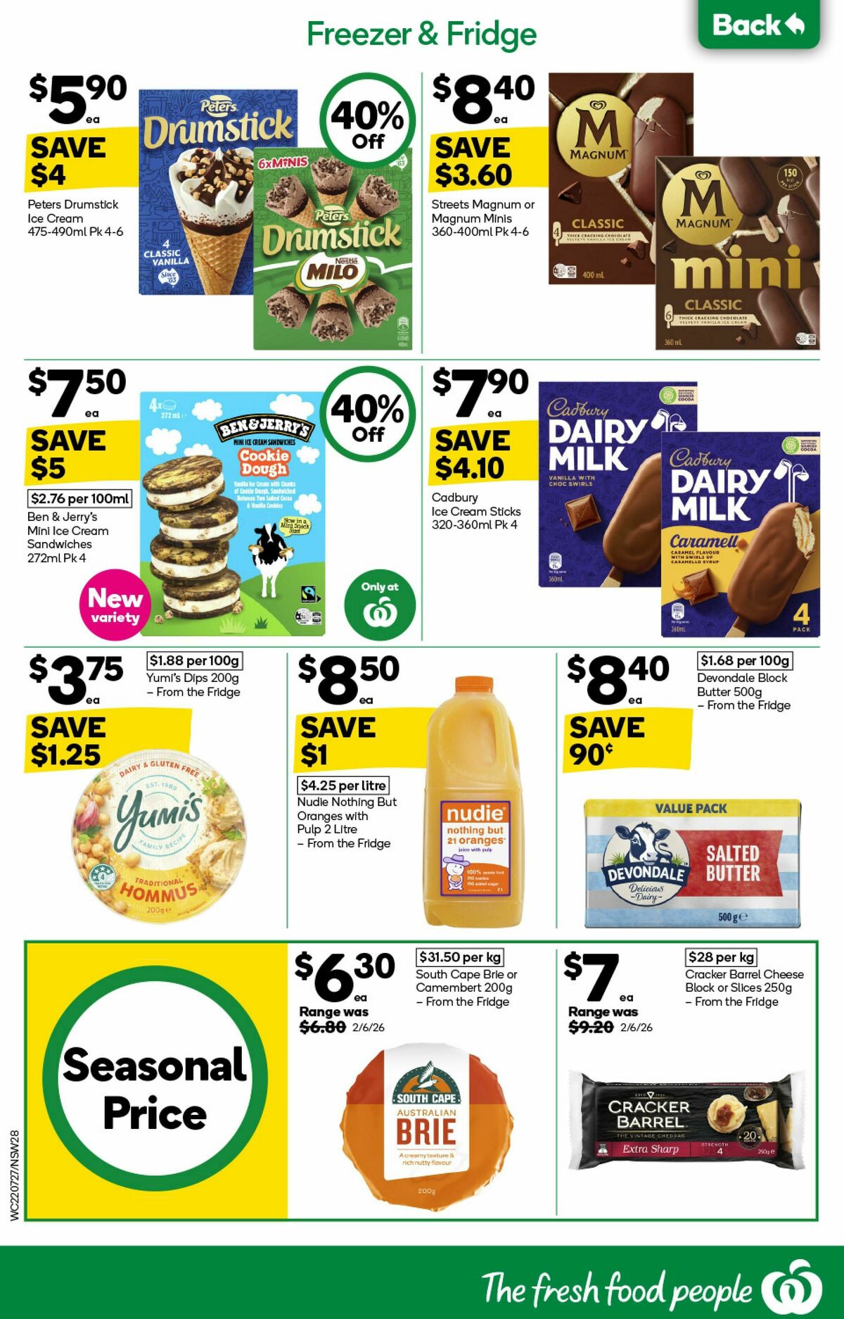 Woolworths Catalogues from 22 July