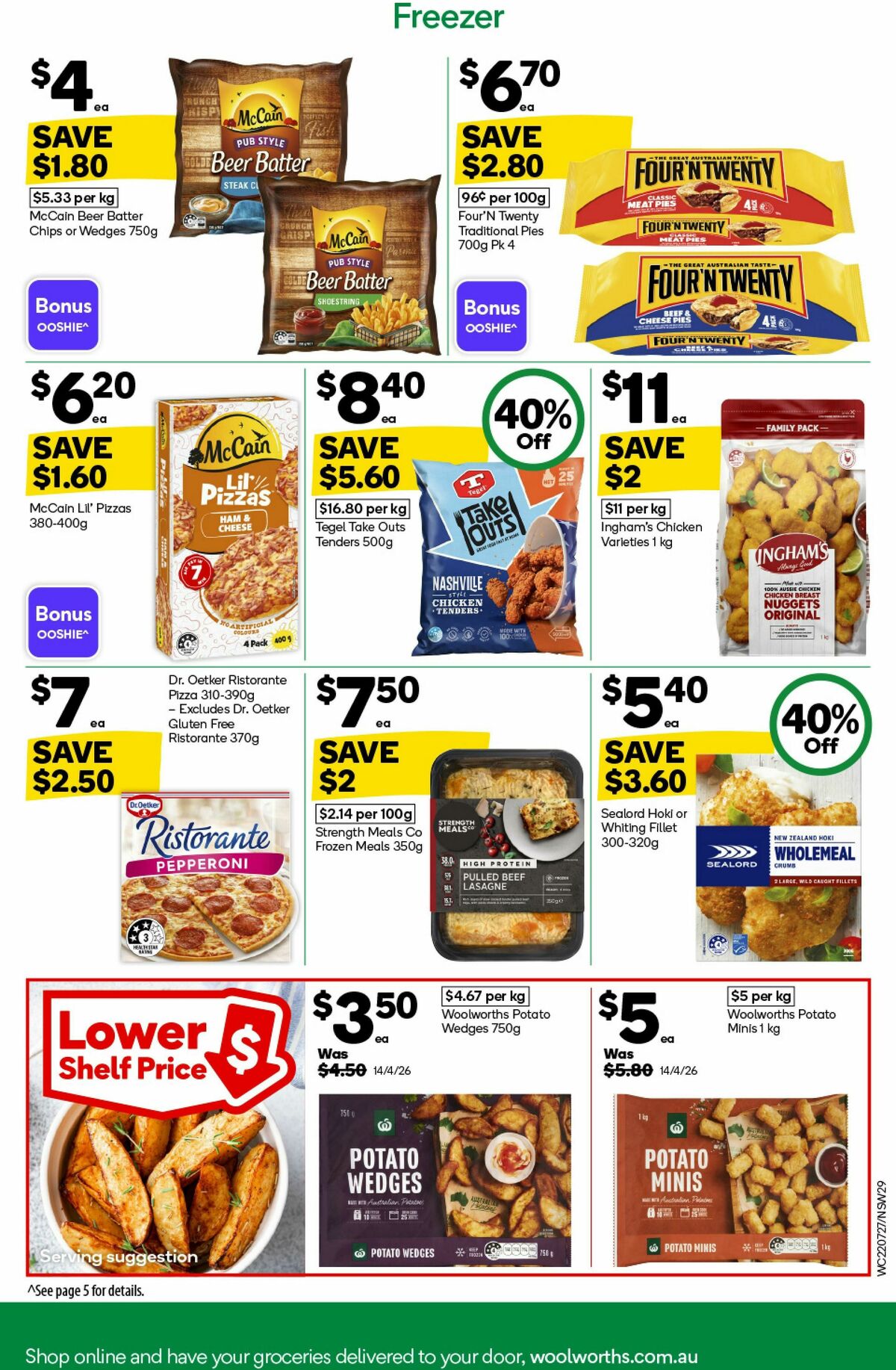 Woolworths Catalogues from 22 July