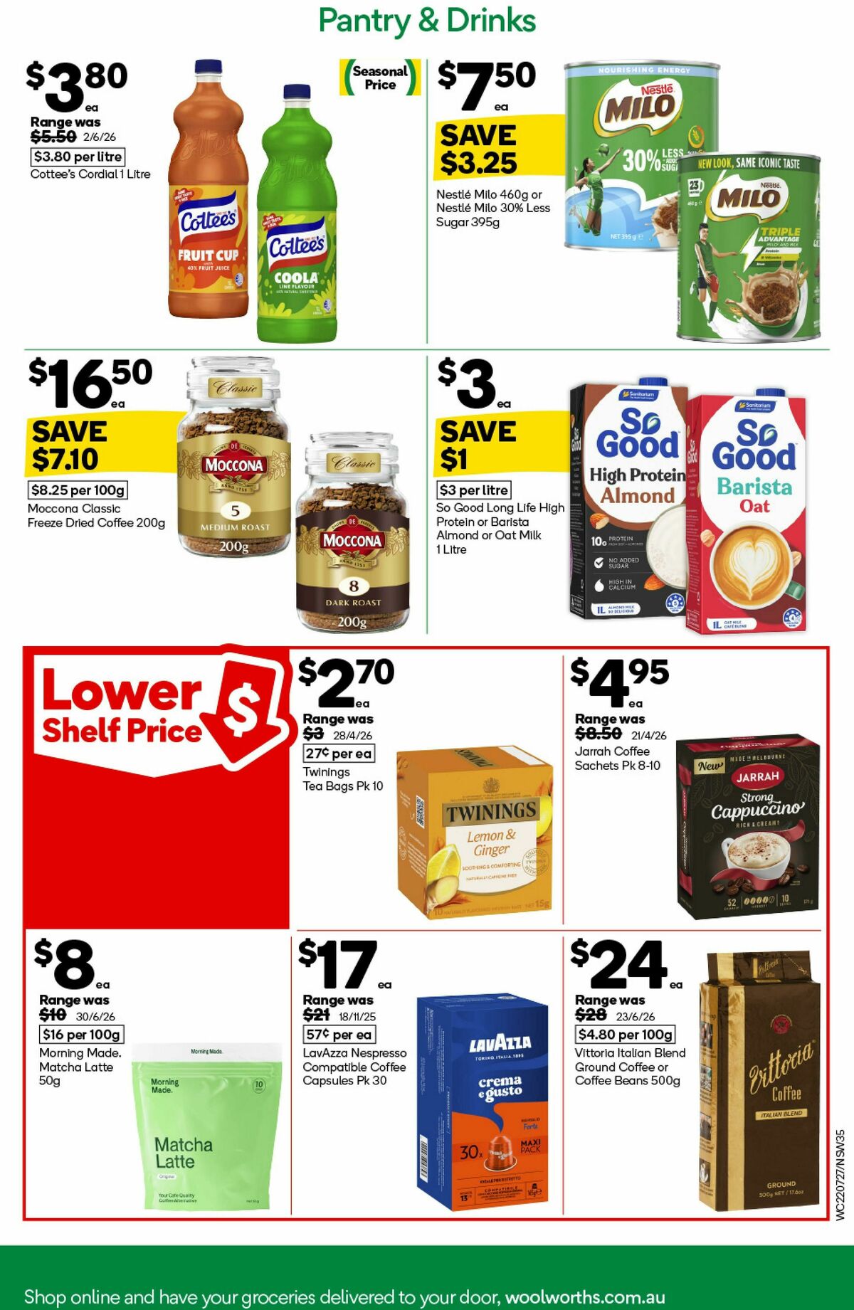 Woolworths Catalogues from 22 July