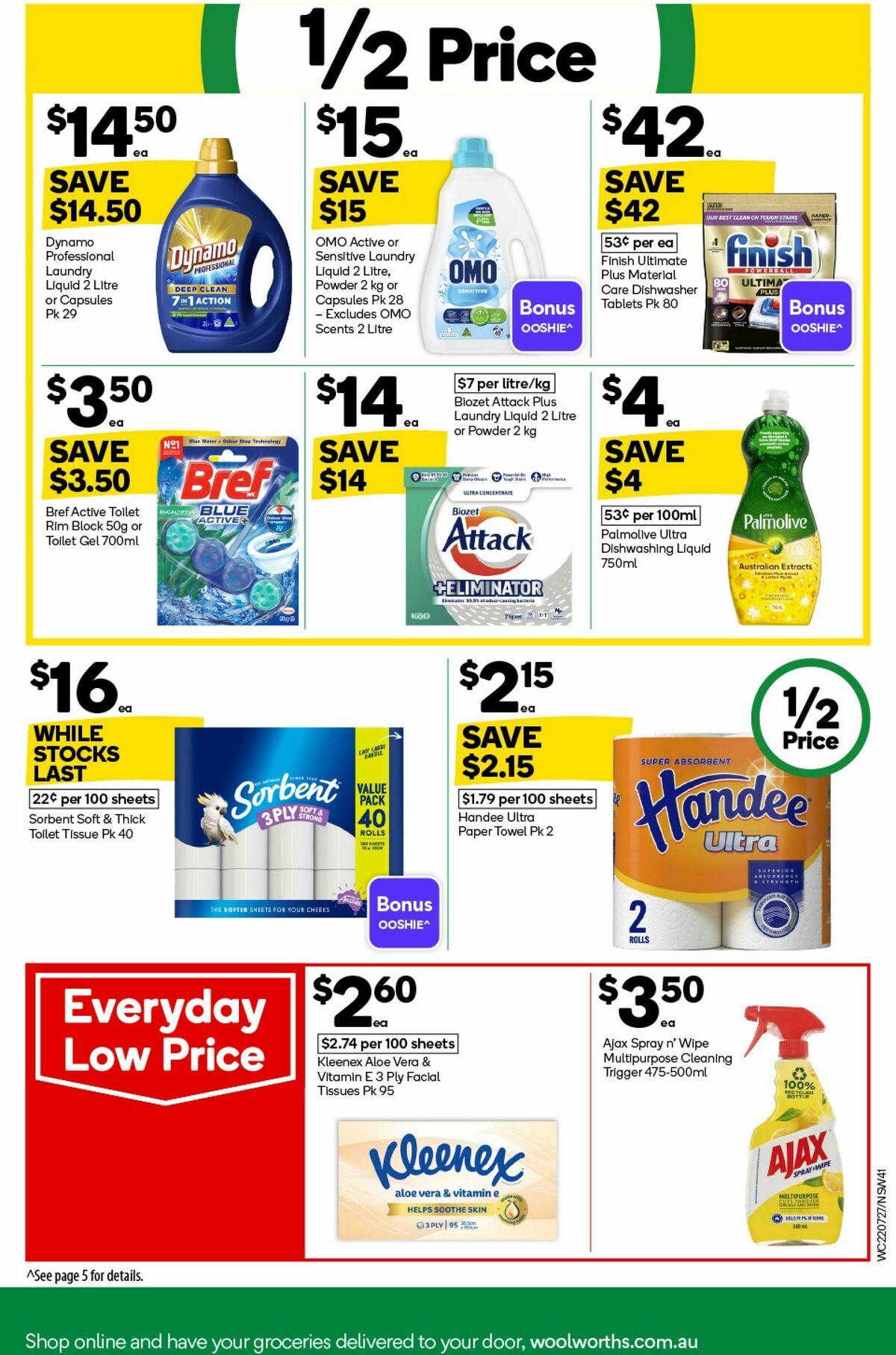 Woolworths Catalogues from 22 July