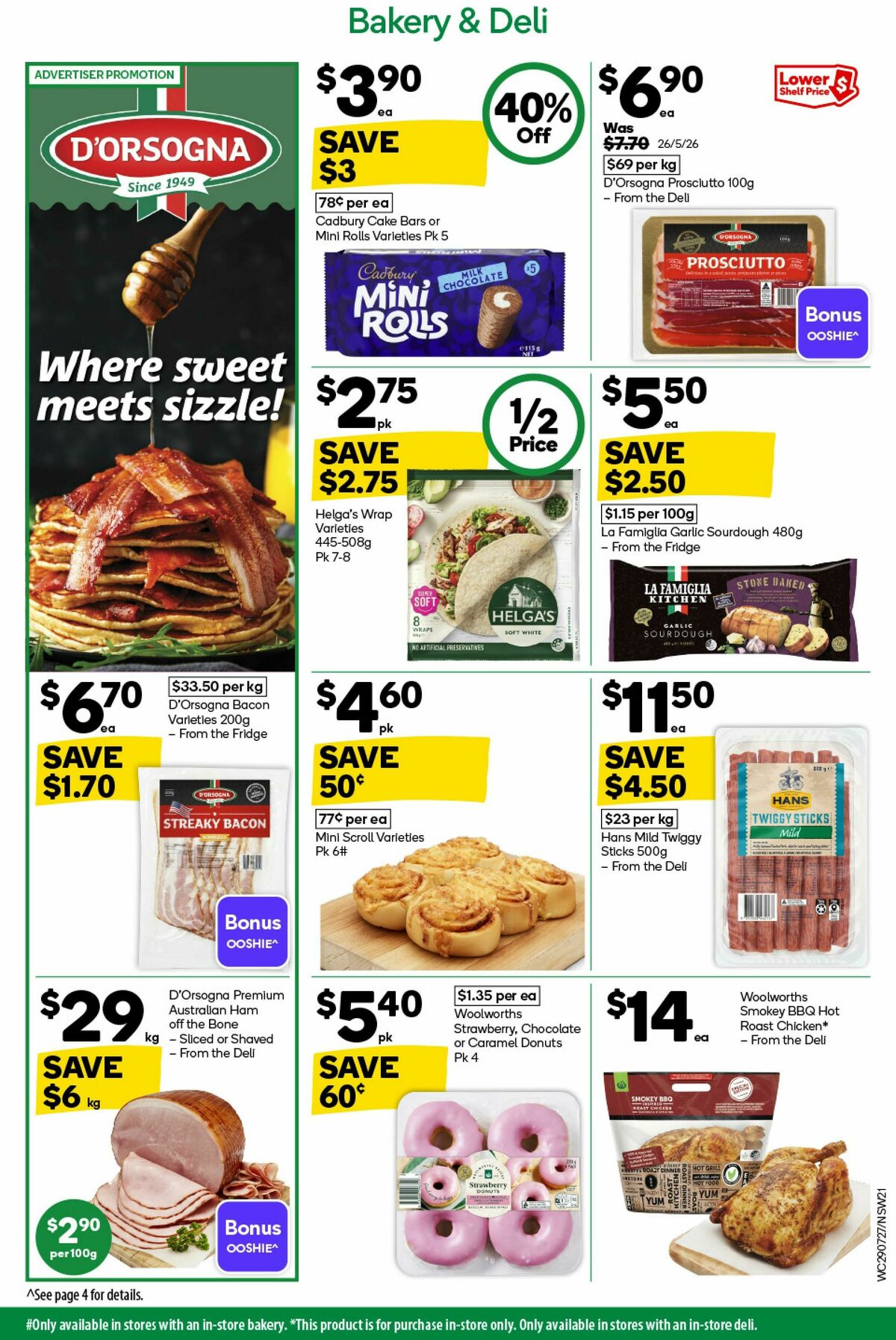 Woolworths Catalogues from 29 July