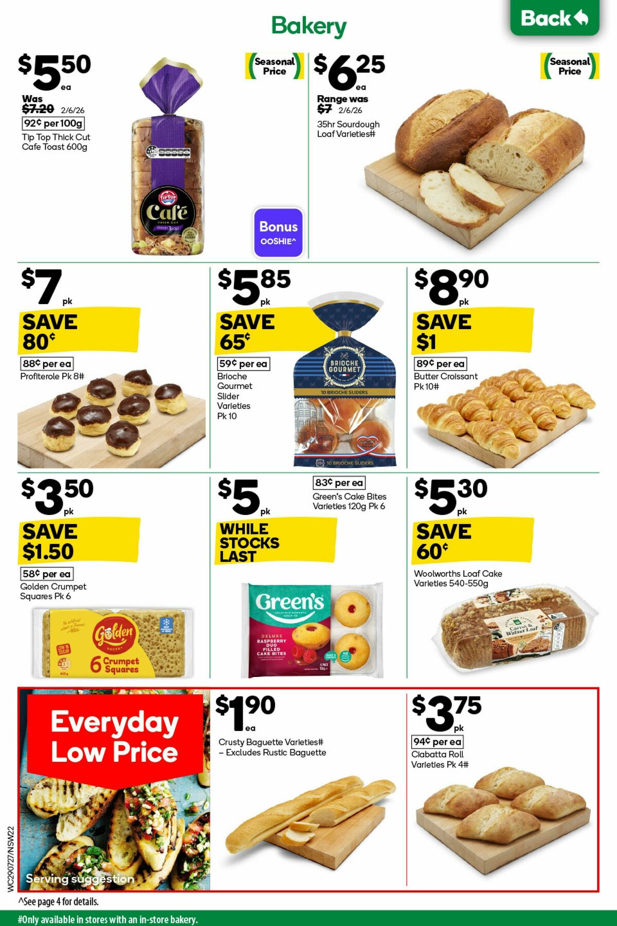 Woolworths Catalogues from 29 July