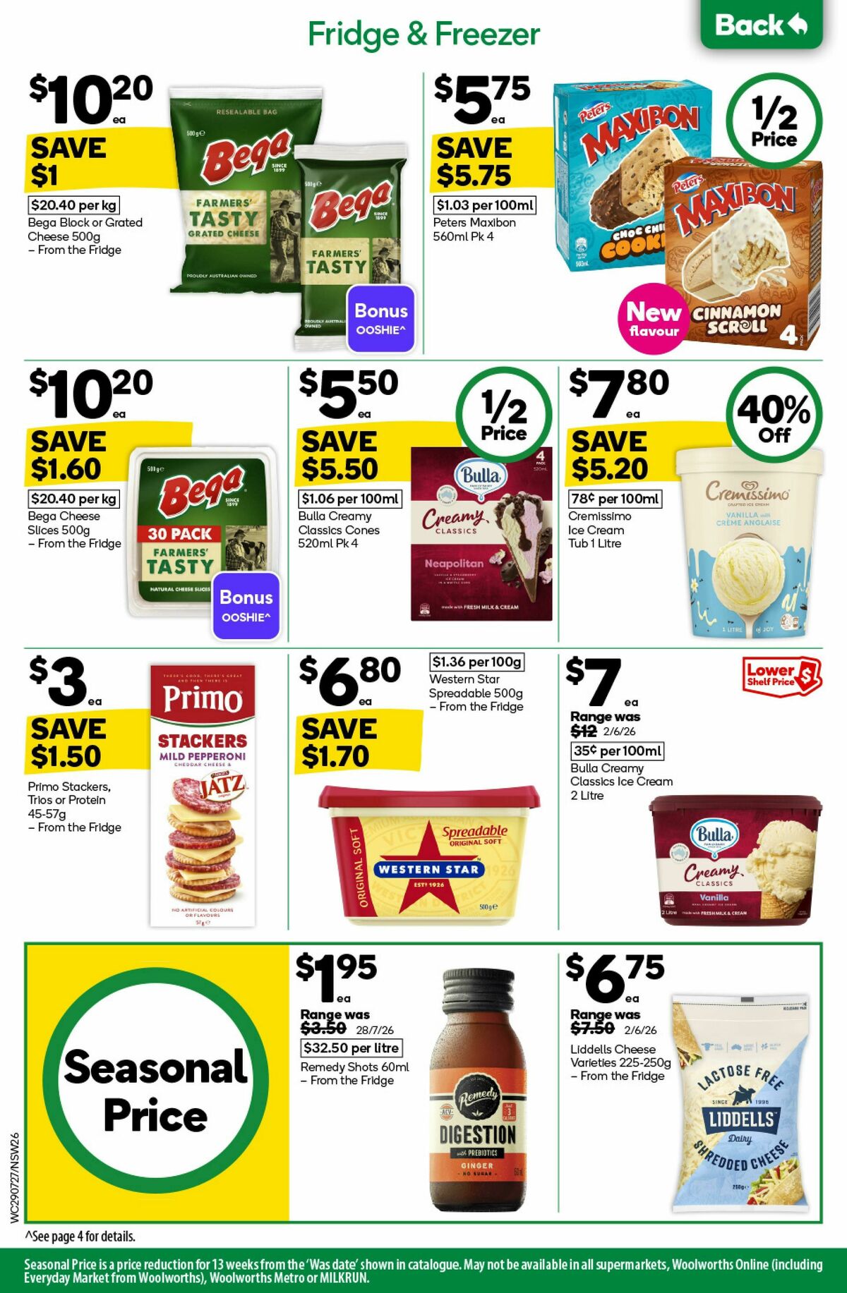 Woolworths Catalogues from 29 July