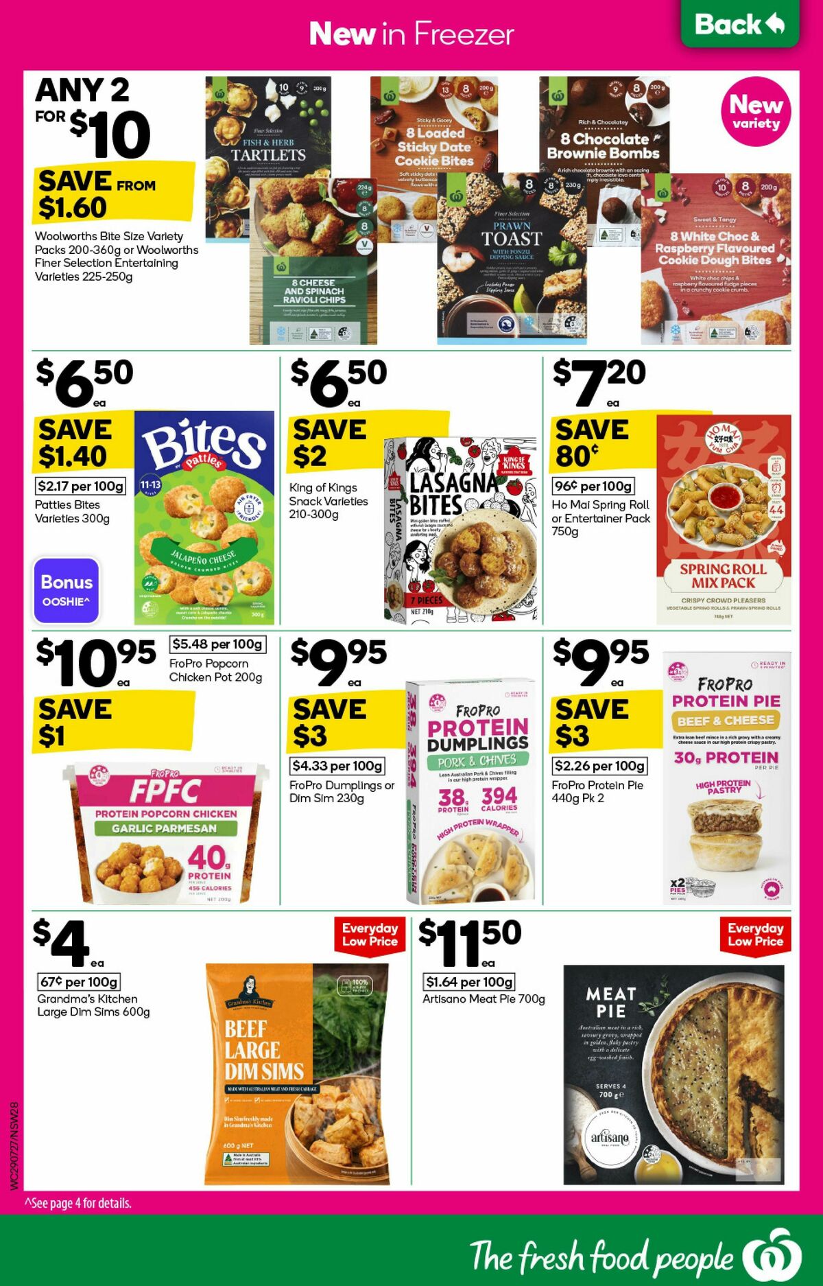 Woolworths Catalogues from 29 July