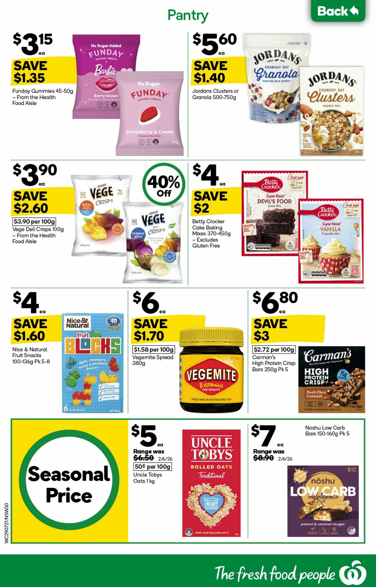 Woolworths Catalogues from 29 July