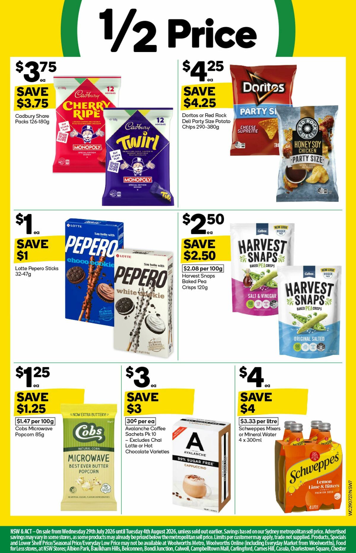 Woolworths Catalogues from 29 July