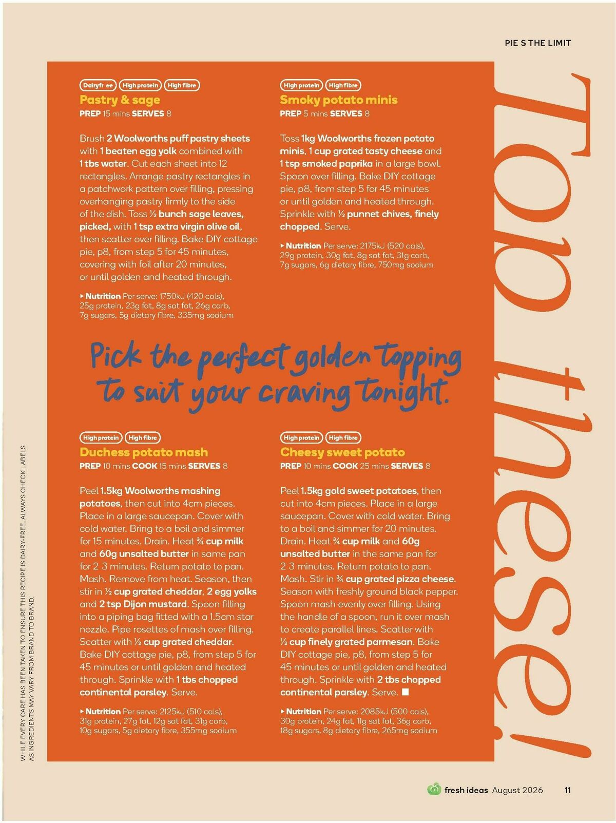 Woolworths Fresh Ideas Magazine August Catalogues from 1 August
