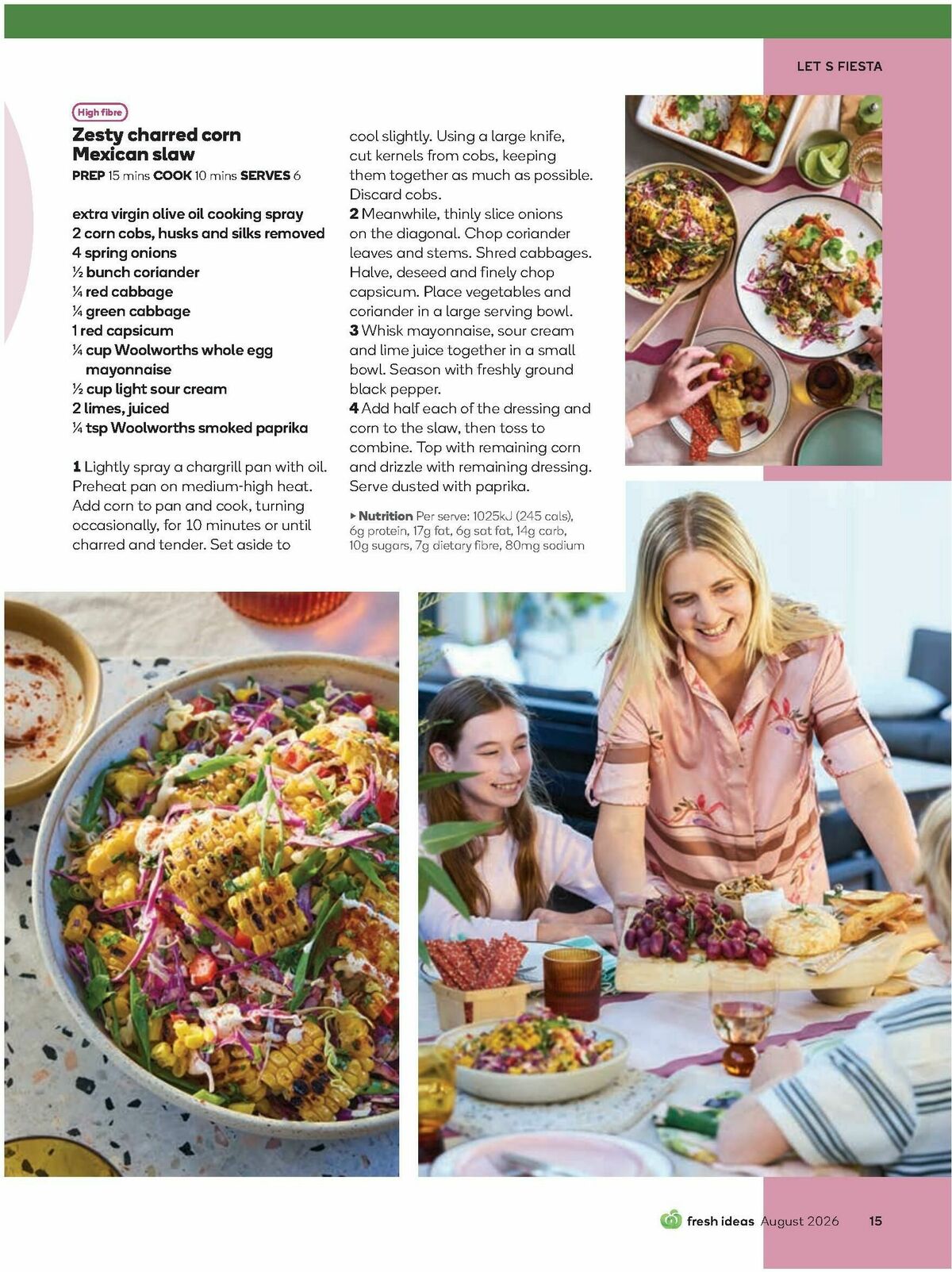Woolworths Fresh Ideas Magazine August Catalogues from 1 August