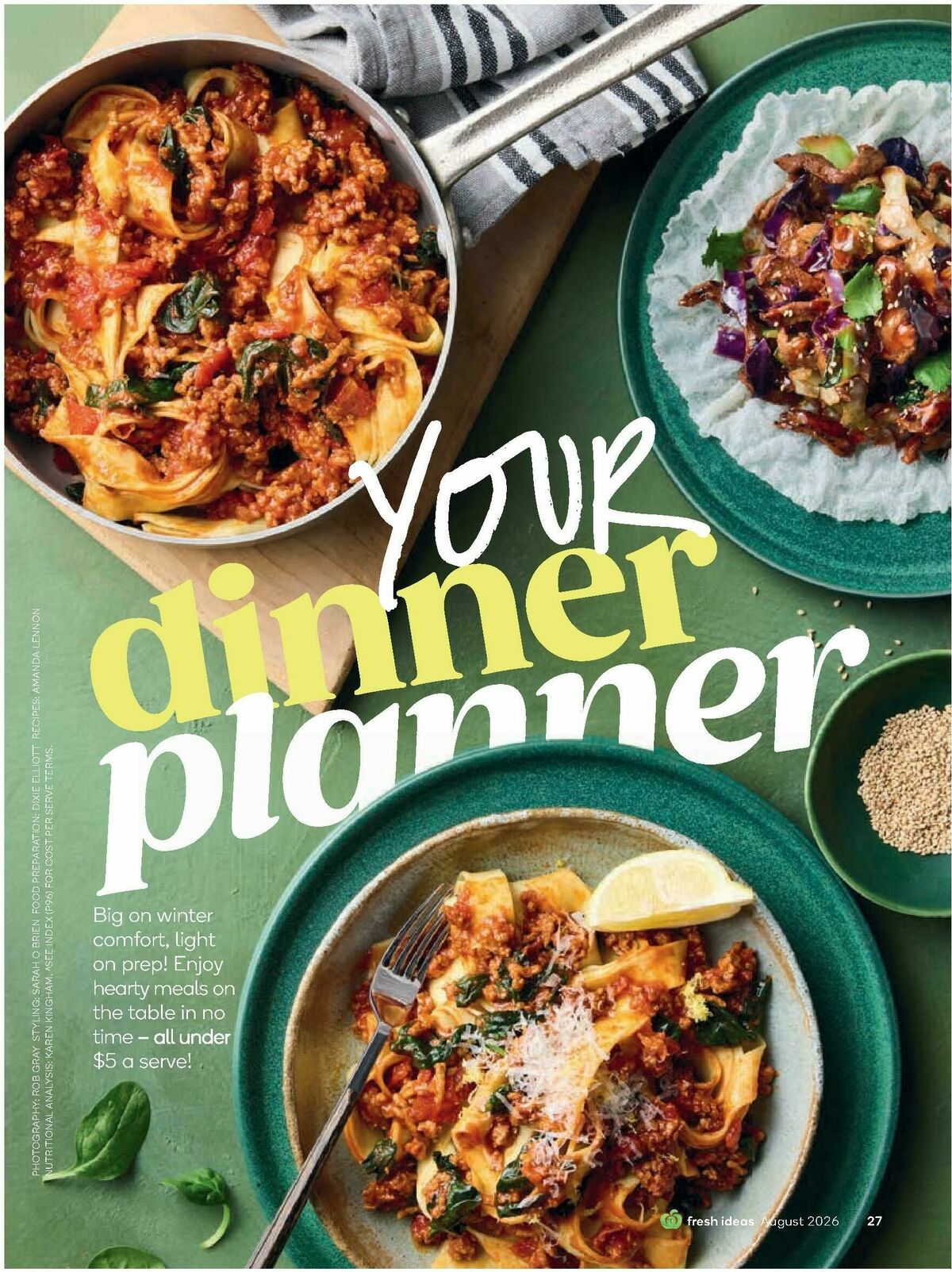 Woolworths Fresh Ideas Magazine August Catalogues from 1 August