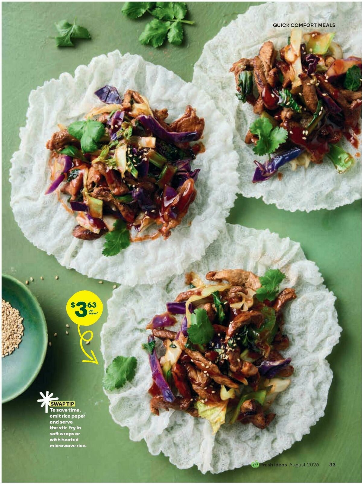 Woolworths Fresh Ideas Magazine August Catalogues from 1 August