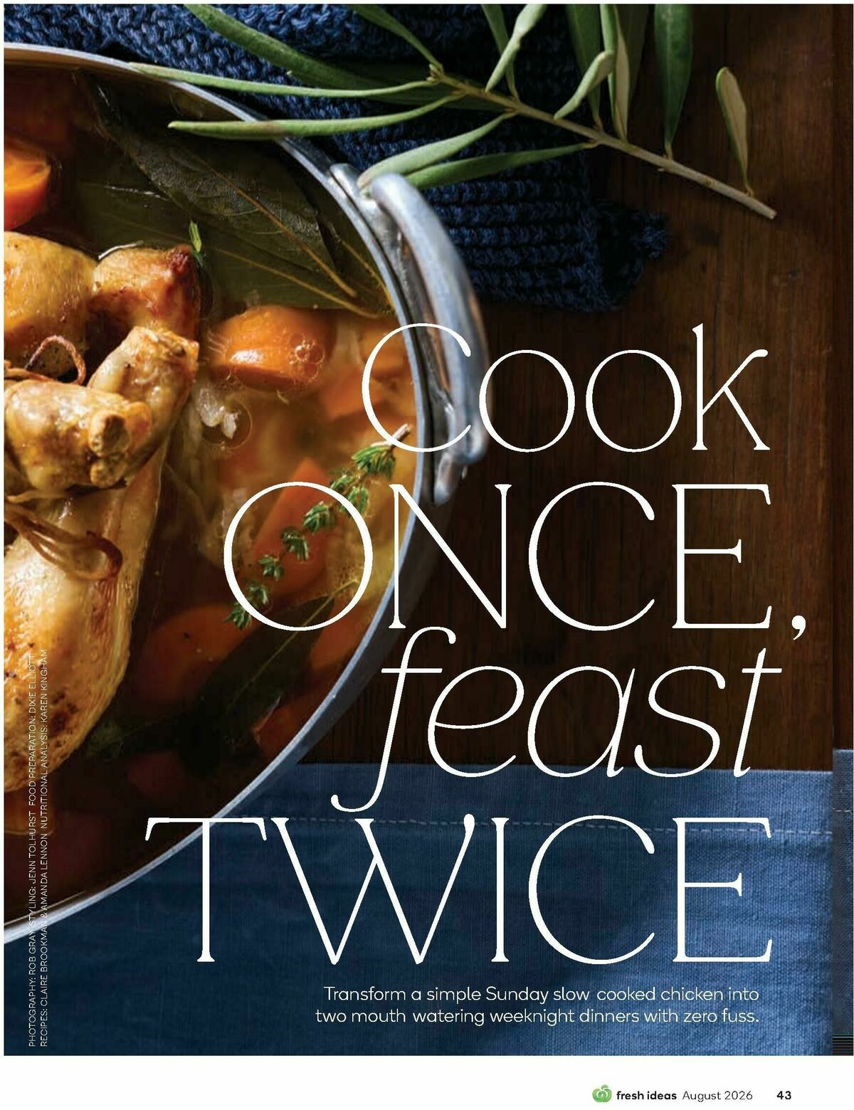 Woolworths Fresh Ideas Magazine August Catalogues from 1 August