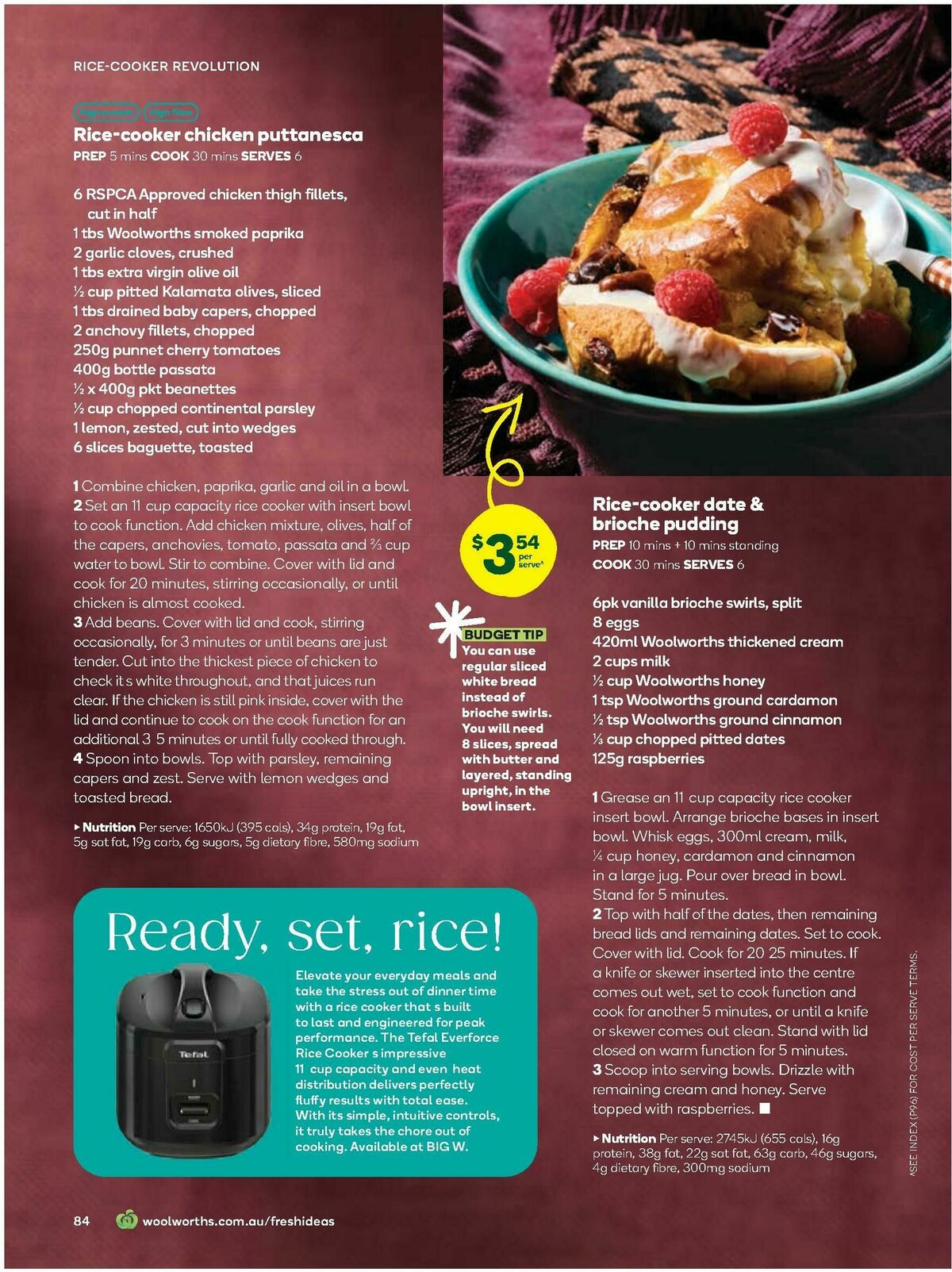 Woolworths Fresh Ideas Magazine August Catalogues from 1 August