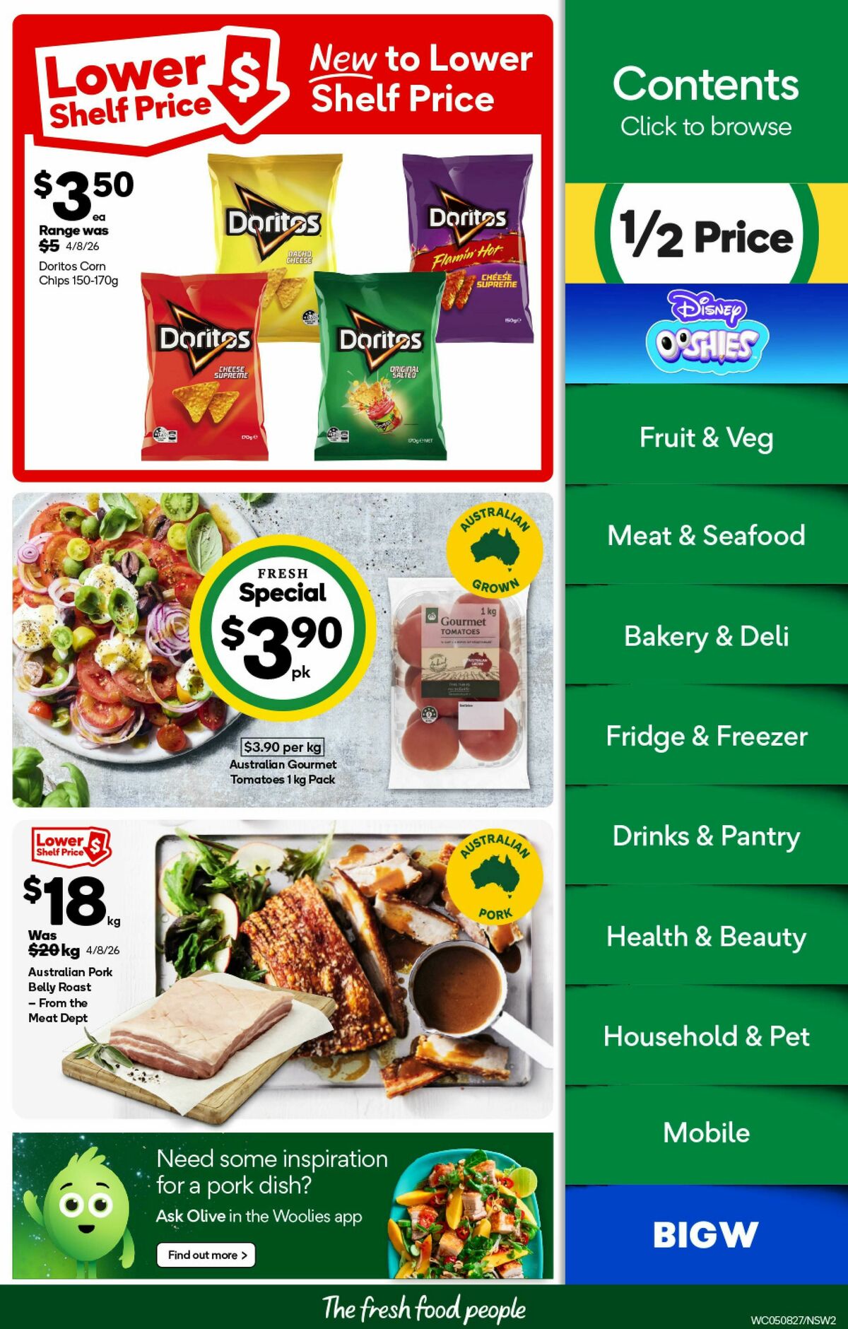 Woolworths Catalogues from 5 August