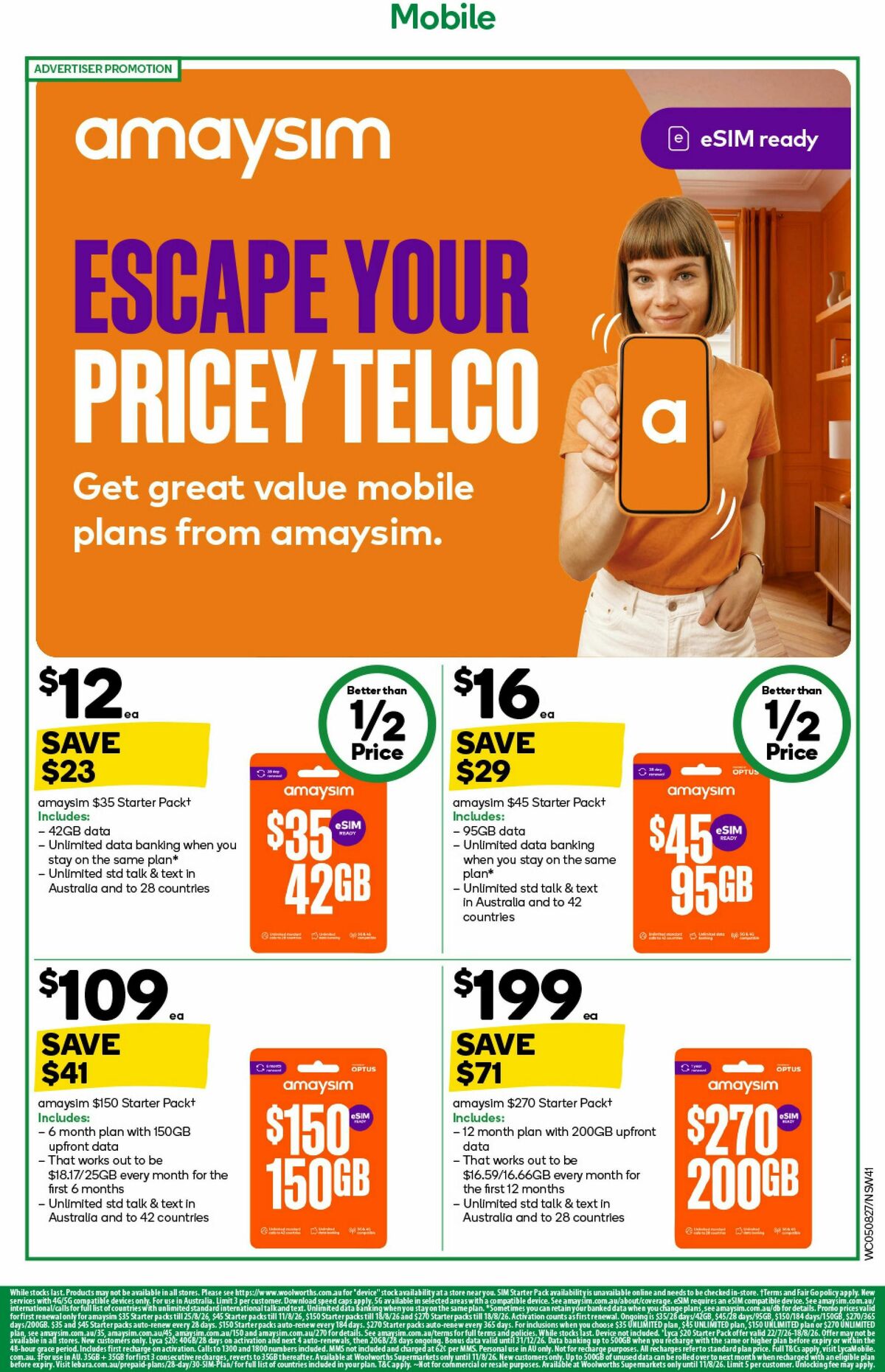 Woolworths Catalogues from 5 August