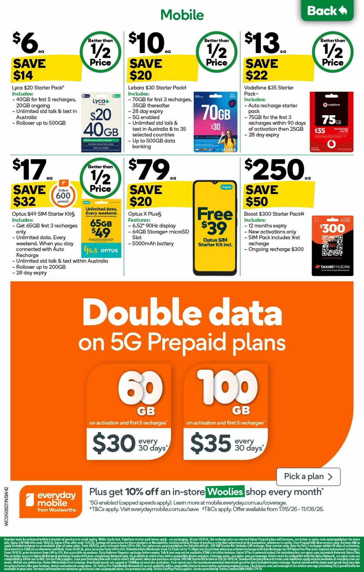 Woolworths Catalogues from 5 August