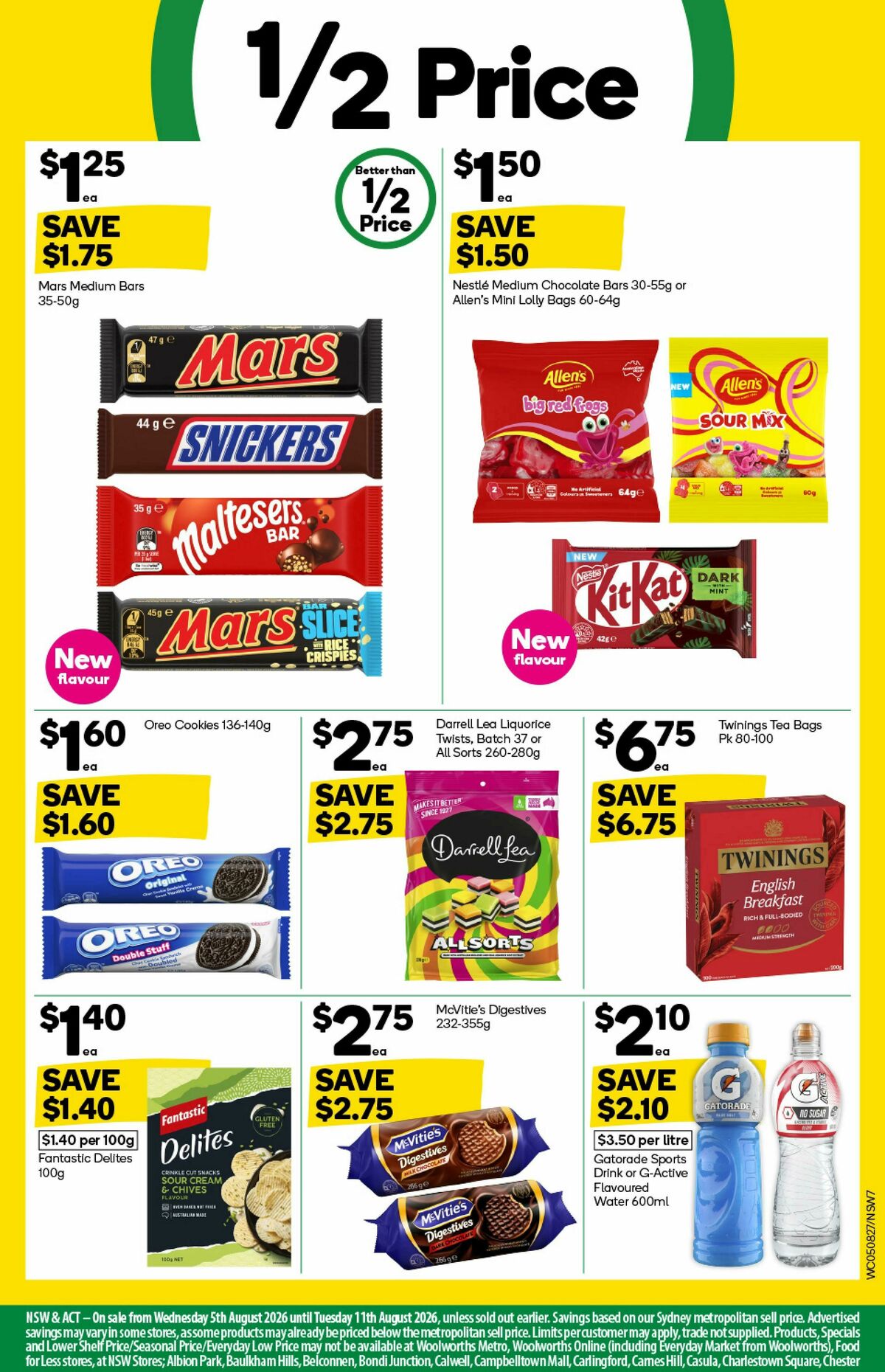 Woolworths Catalogues from 5 August