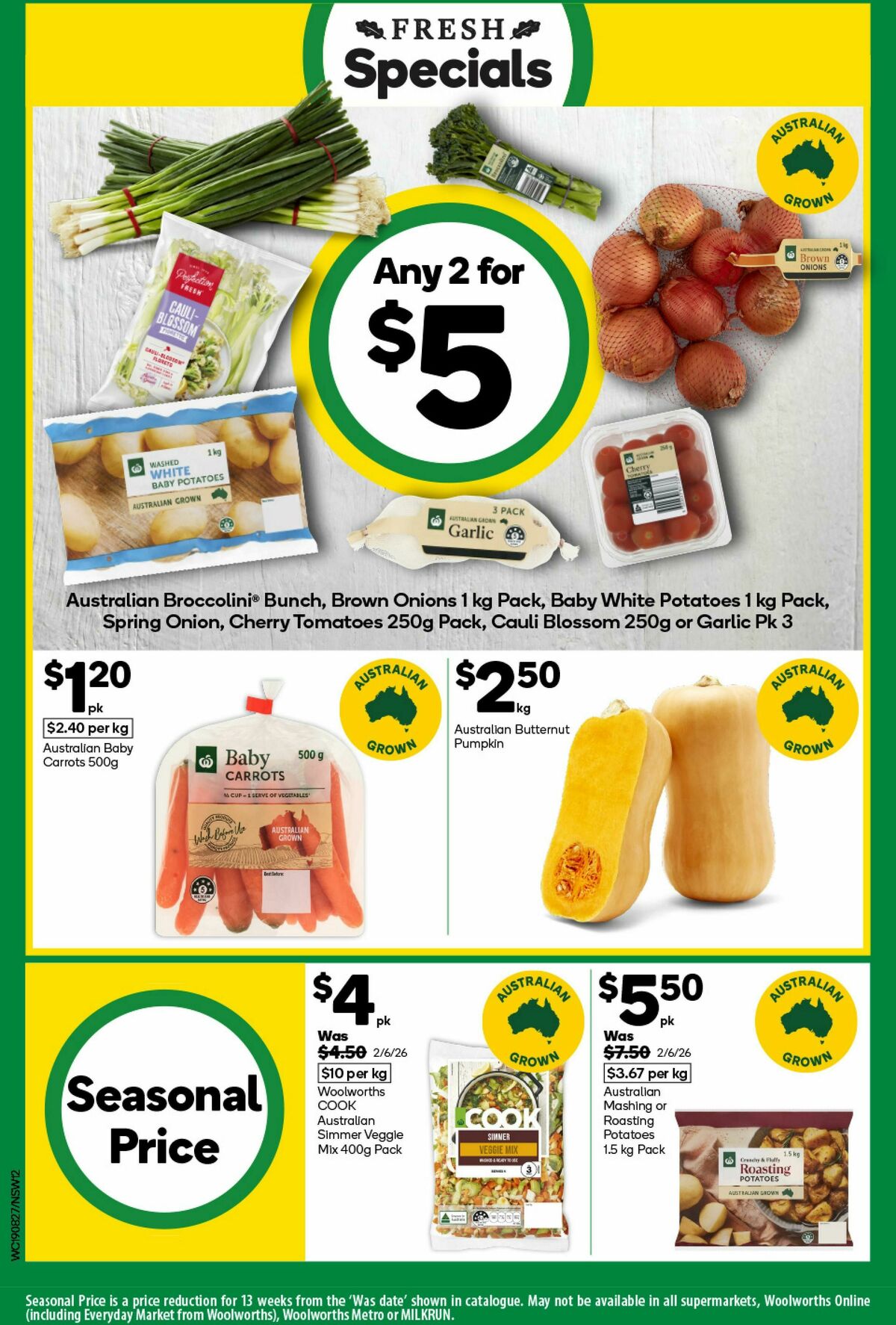 Woolworths Catalogues from 19 August