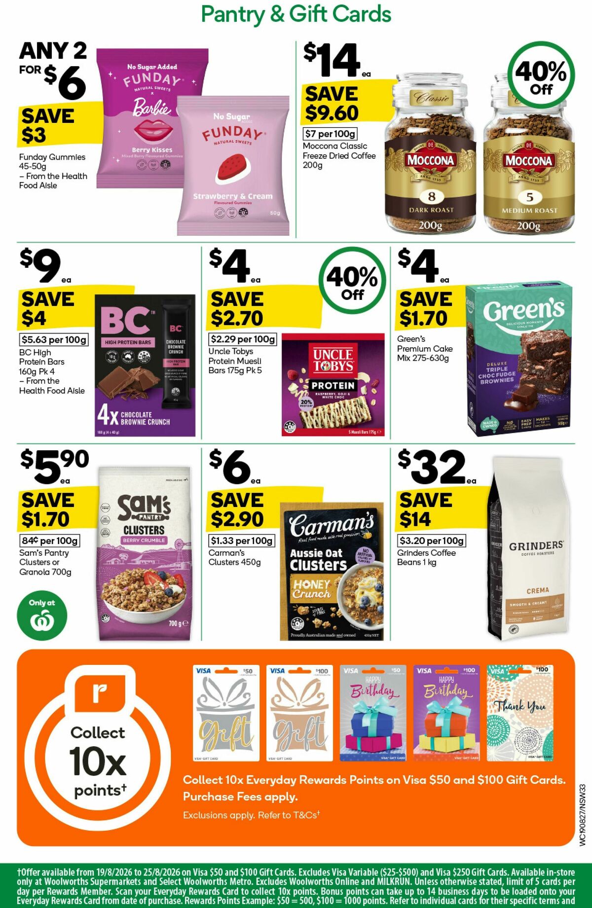 Woolworths Catalogues from 19 August