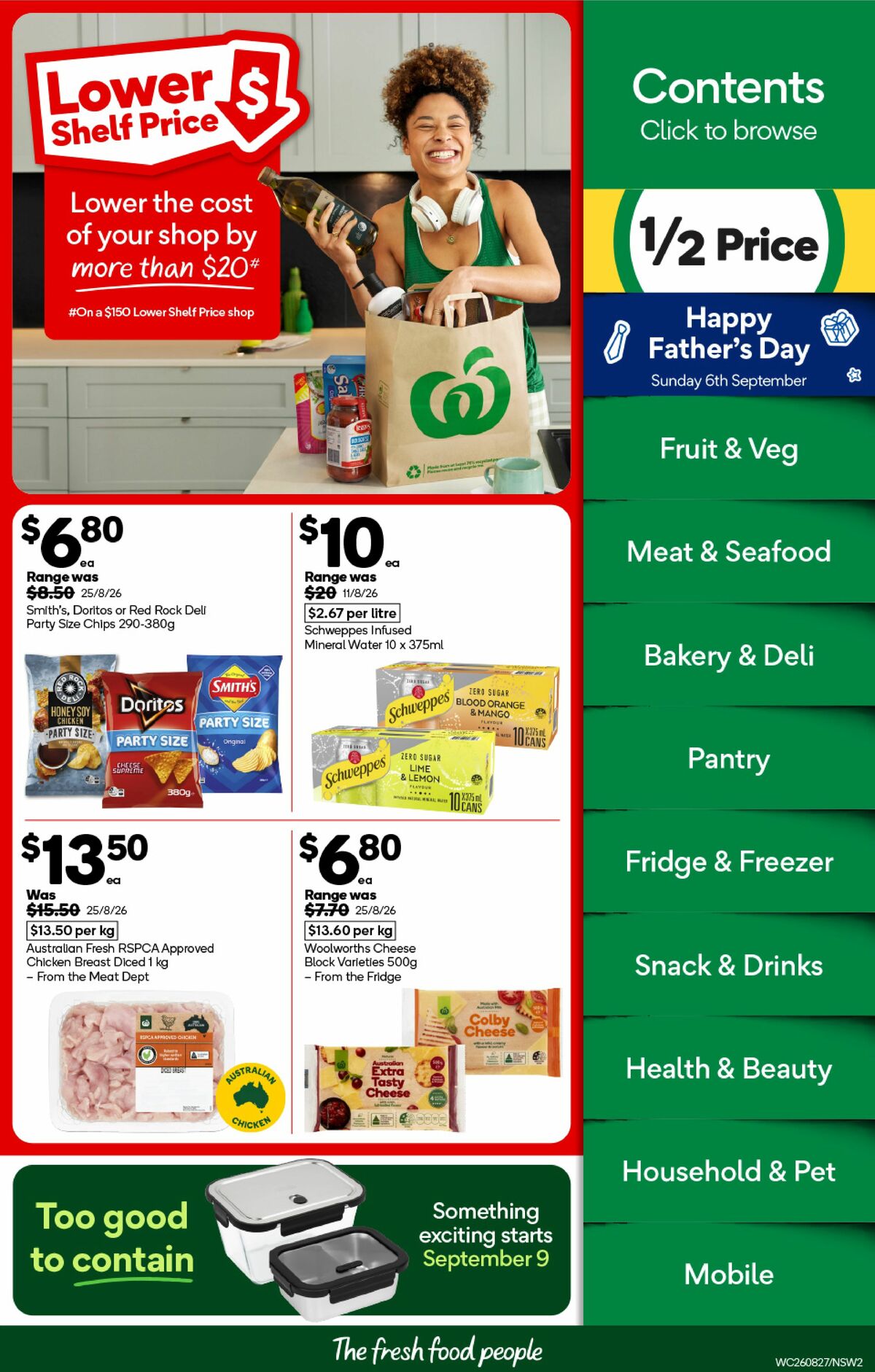 Woolworths Catalogues from 26 August