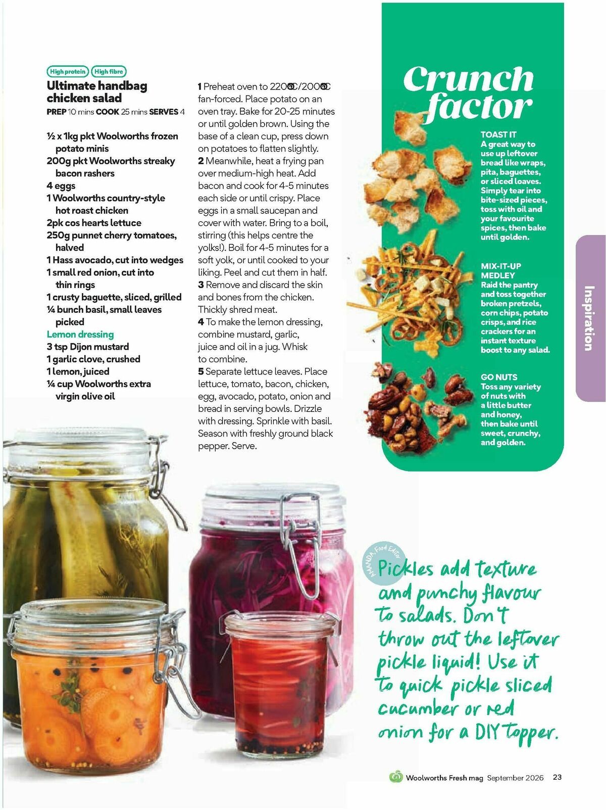 Woolworths Fresh Ideas Magazine September Catalogues from 1 September
