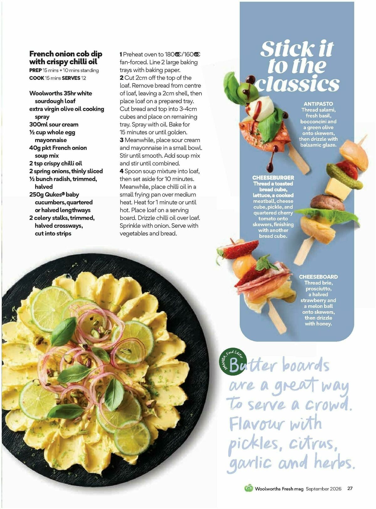 Woolworths Fresh Ideas Magazine September Catalogues from 1 September