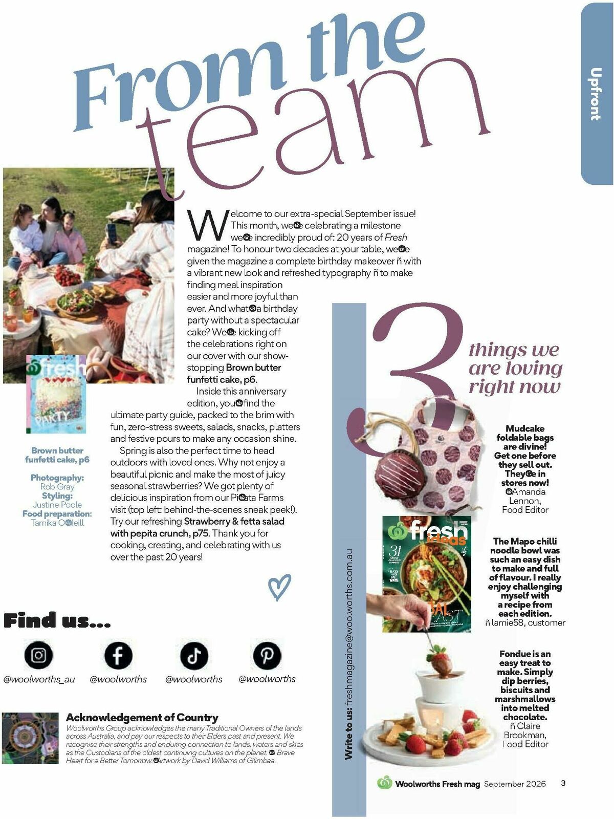 Woolworths Fresh Ideas Magazine September Catalogues from 1 September