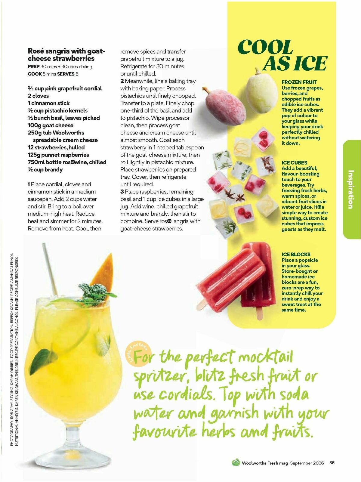 Woolworths Fresh Ideas Magazine September Catalogues from 1 September