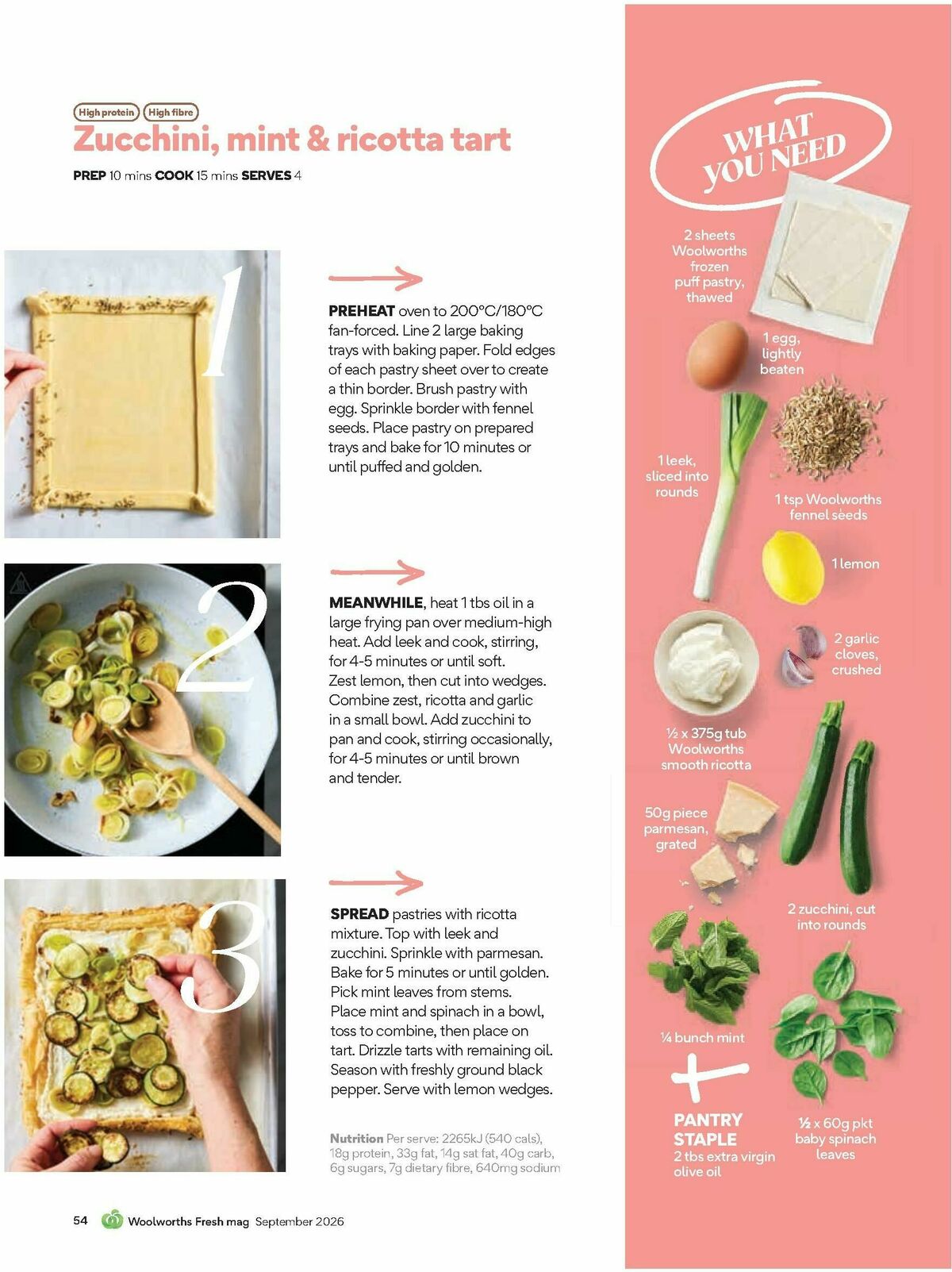 Woolworths Fresh Ideas Magazine September Catalogues from 1 September