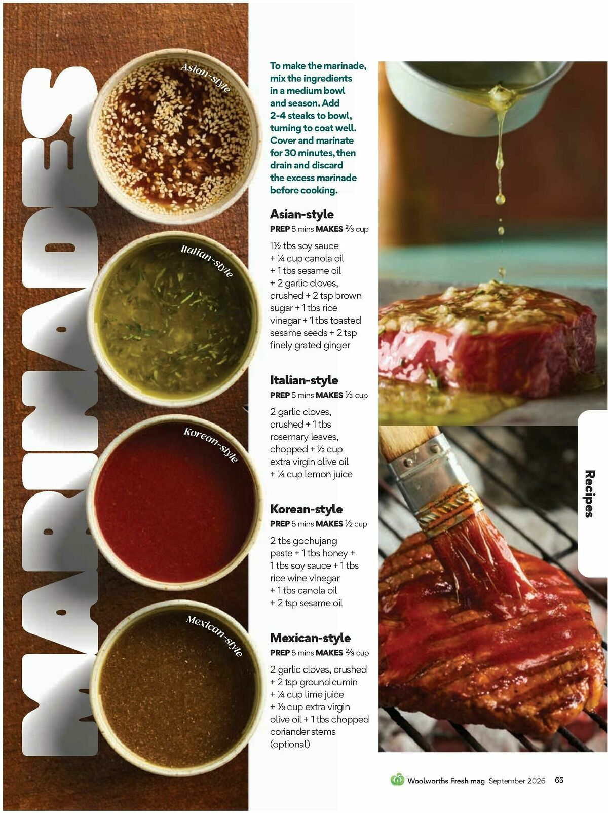 Woolworths Fresh Ideas Magazine September Catalogues from 1 September