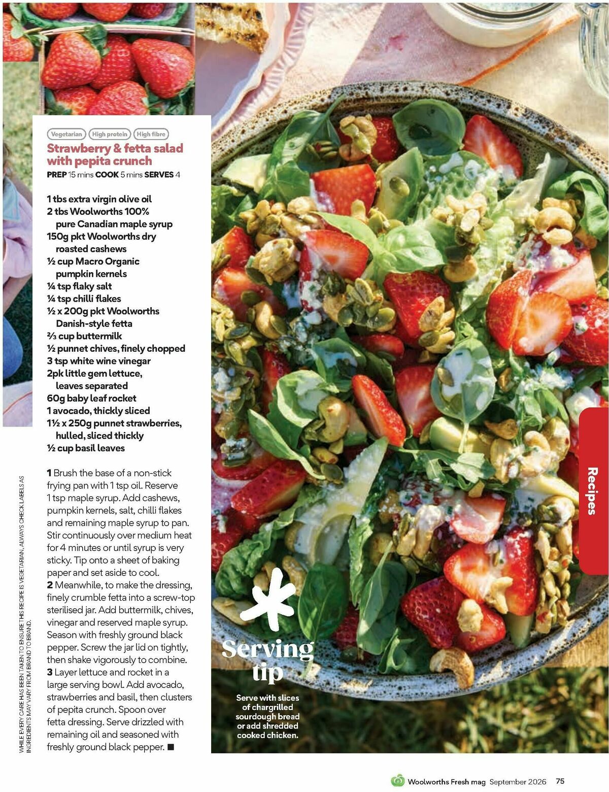Woolworths Fresh Ideas Magazine September Catalogues from 1 September