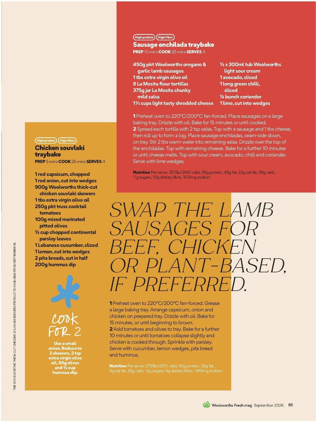 Woolworths Fresh Ideas Magazine September Catalogues from 1 September