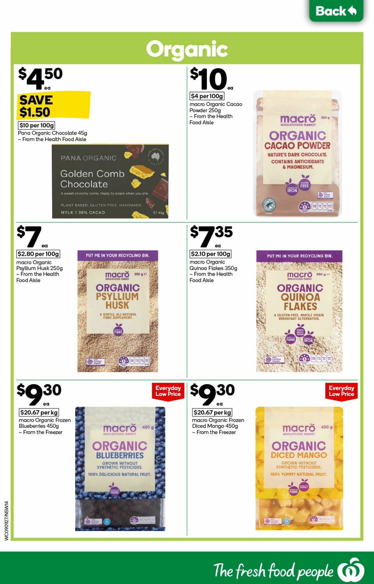 Woolworths Catalogues from 9 September