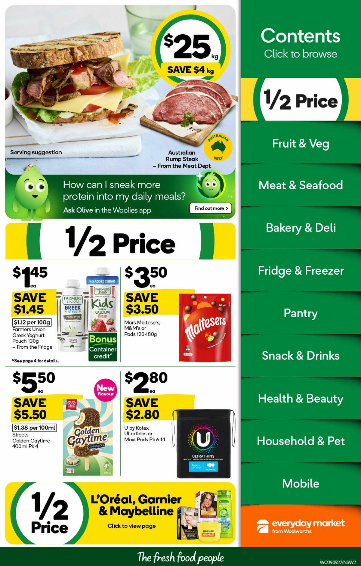 Woolworths Catalogues from 9 September