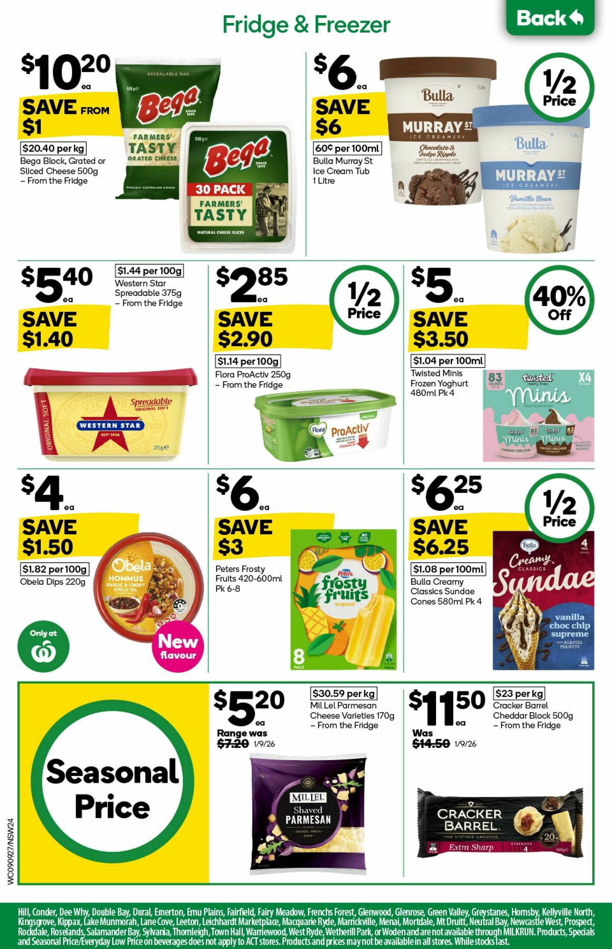 Woolworths Catalogues from 9 September