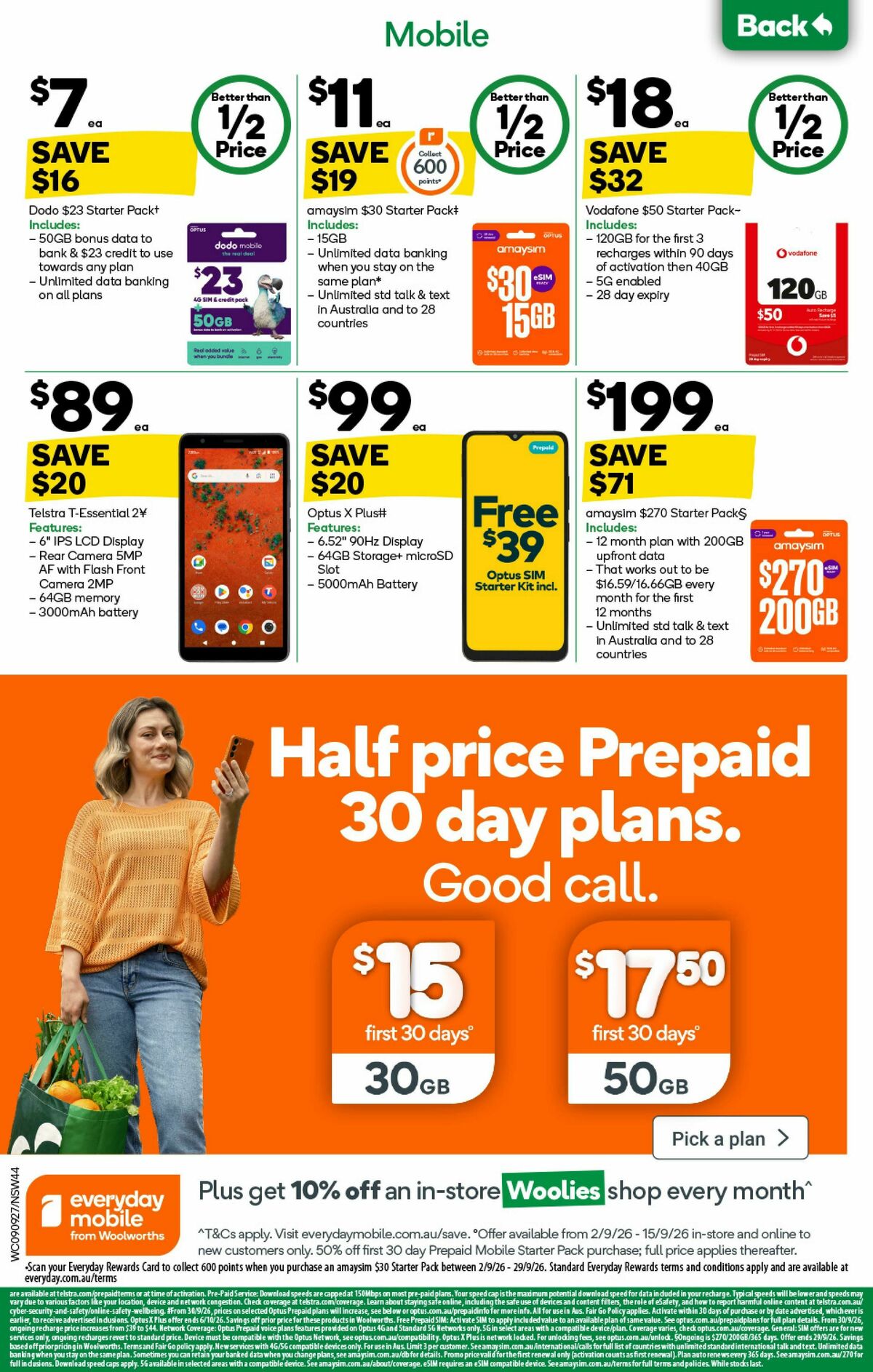 Woolworths Catalogues from 9 September