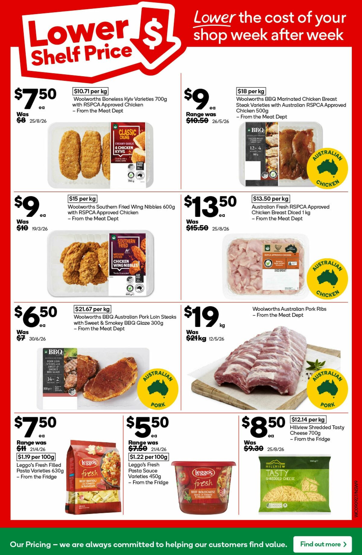 Woolworths Catalogues from 9 September