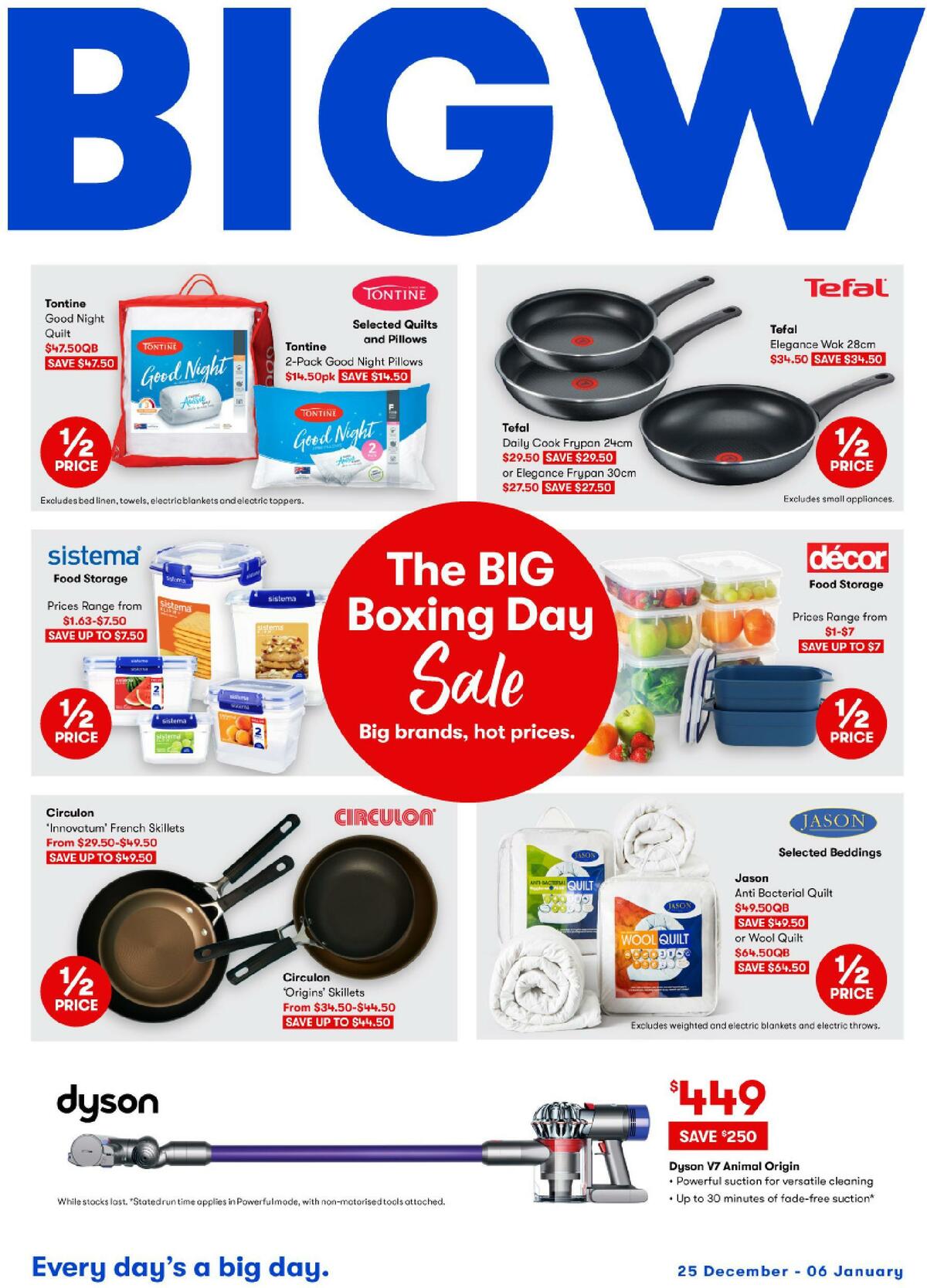 Big W The Big Boxing Day Sale from 25 December