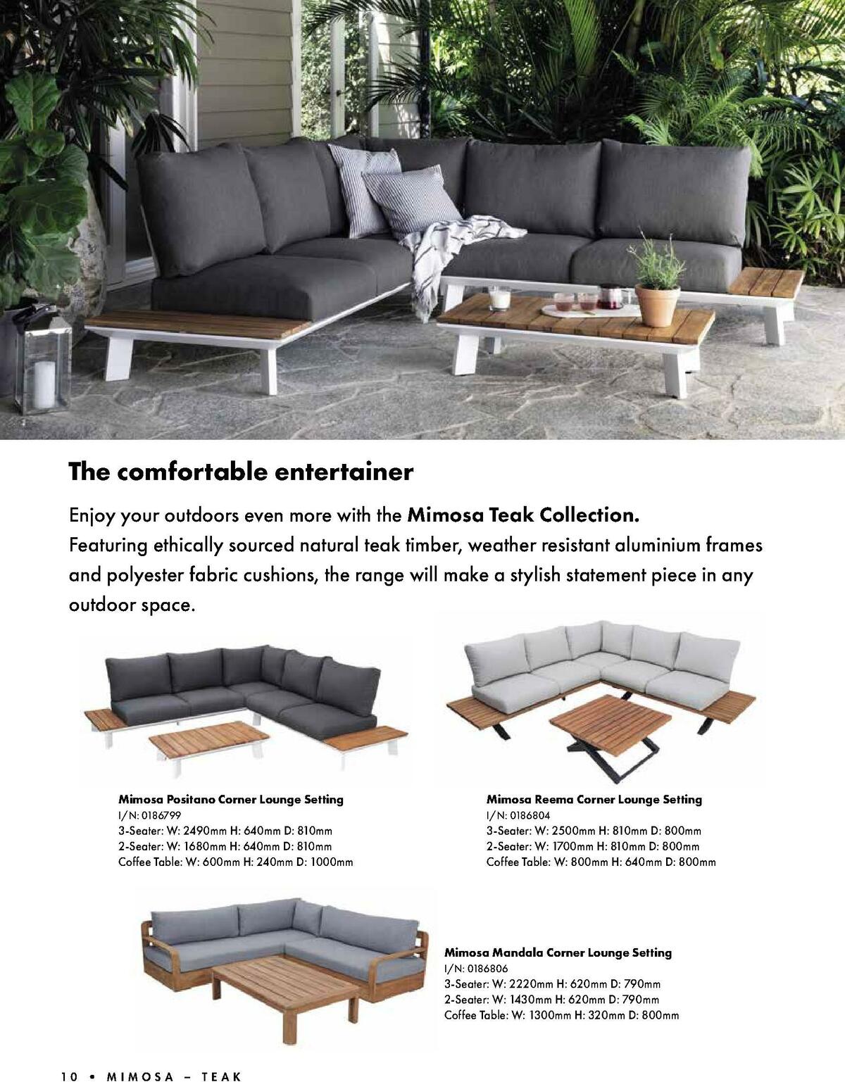 Bunnings Warehouse Outdoor Living Range Book Catalogues from 1 December