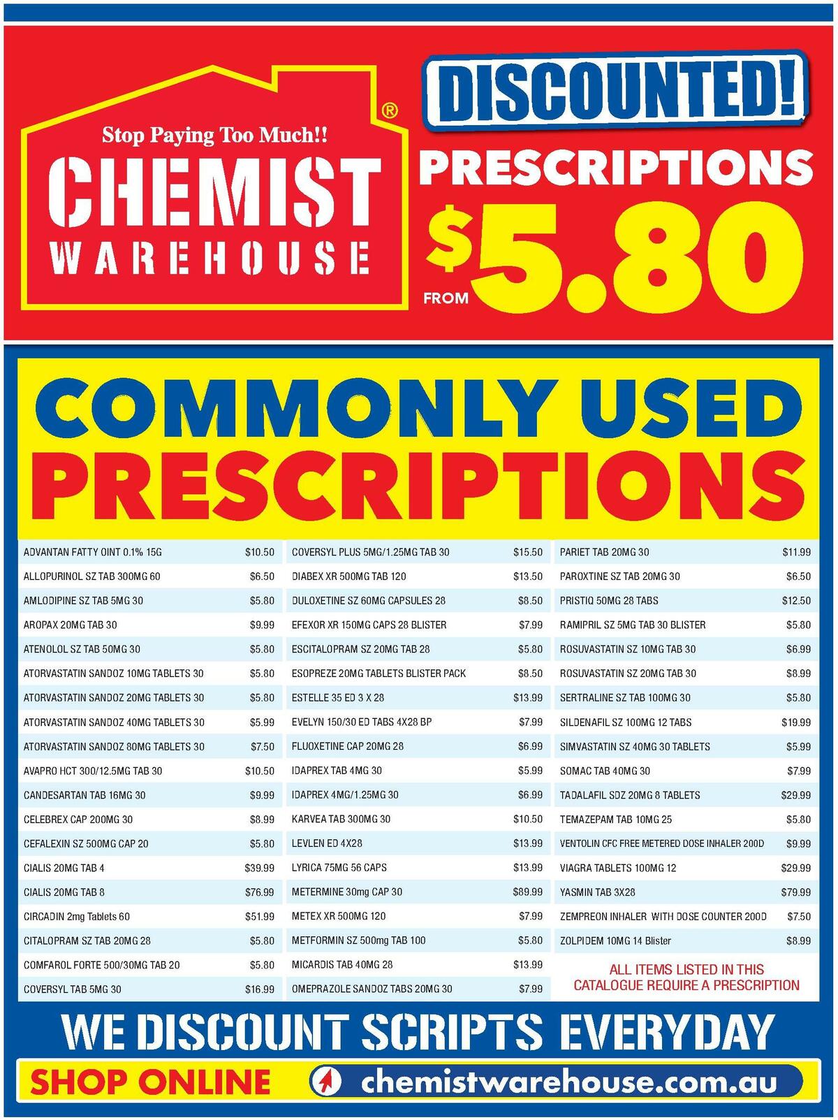 Chemist Warehouse from 15 October