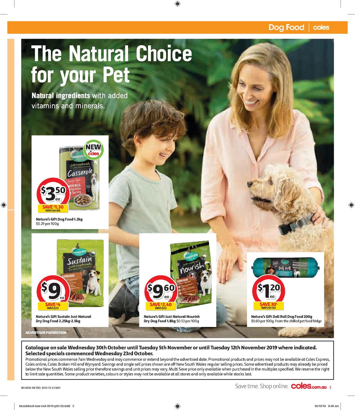 Coles Pet Catalogue Catalogues & Specials from 30 October Page 3