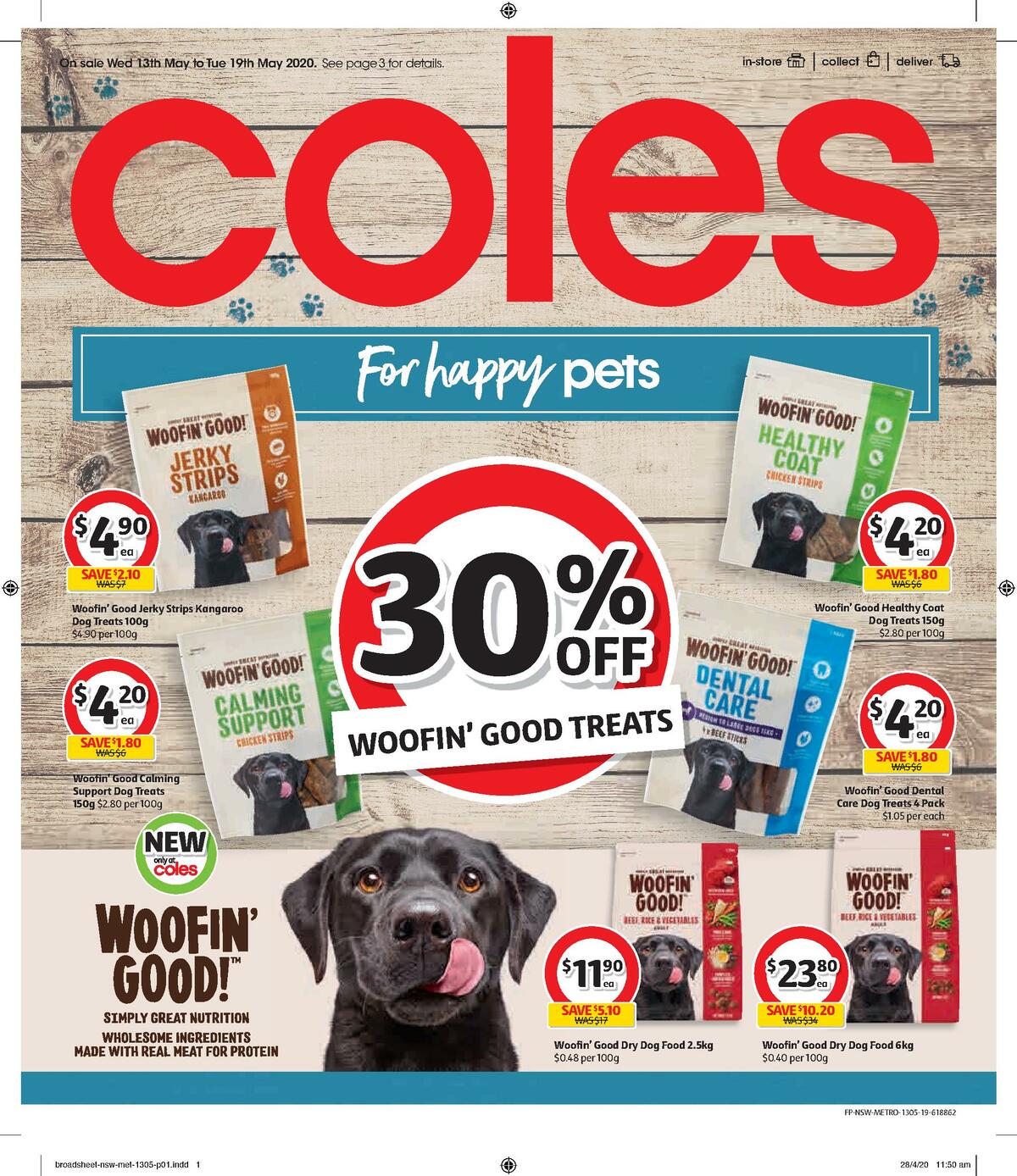 Coles Pet Catalogue Catalogues & Specials from 13 May
