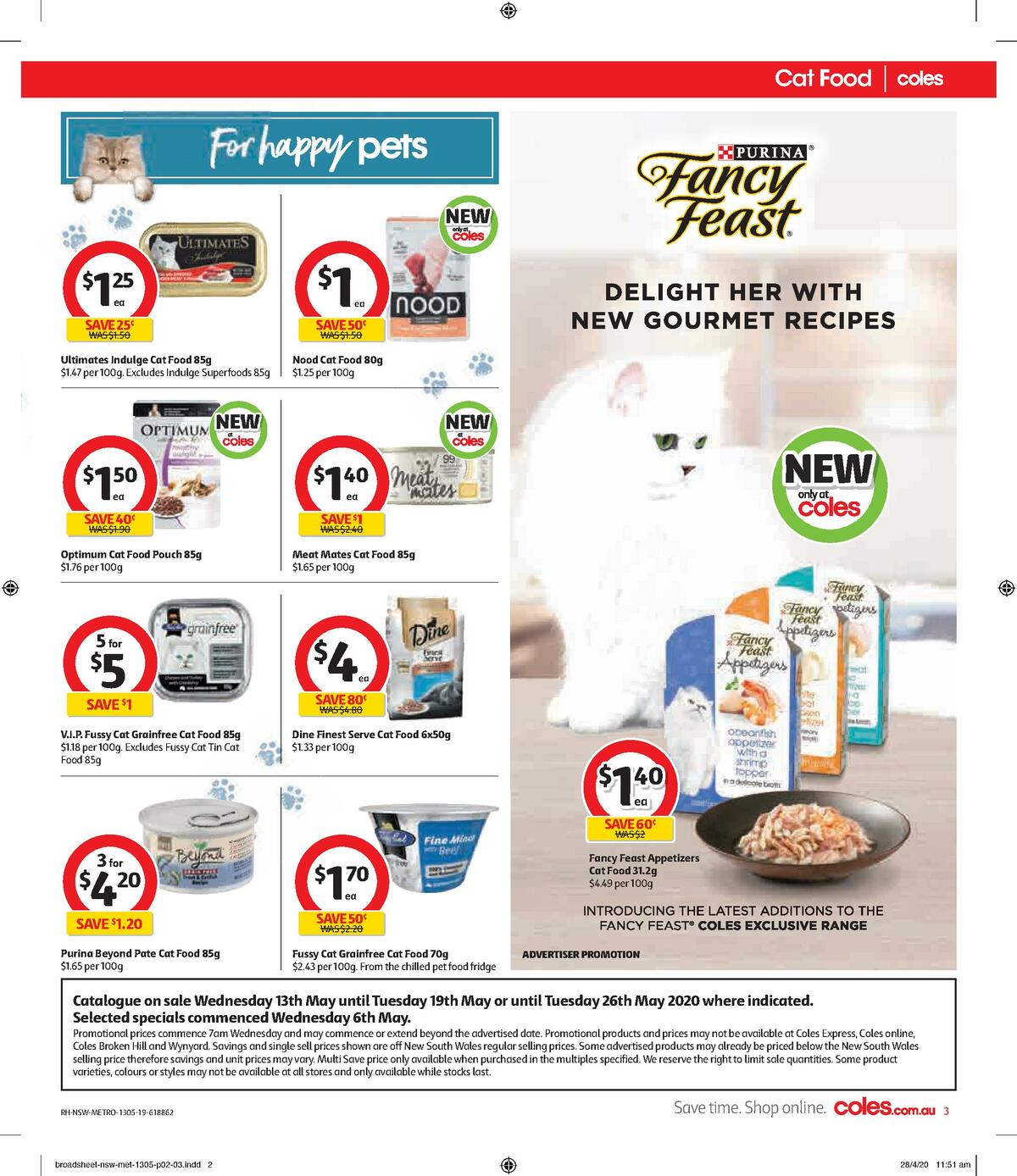 Coles Pet Catalogue Catalogues & Specials from 13 May Page 3